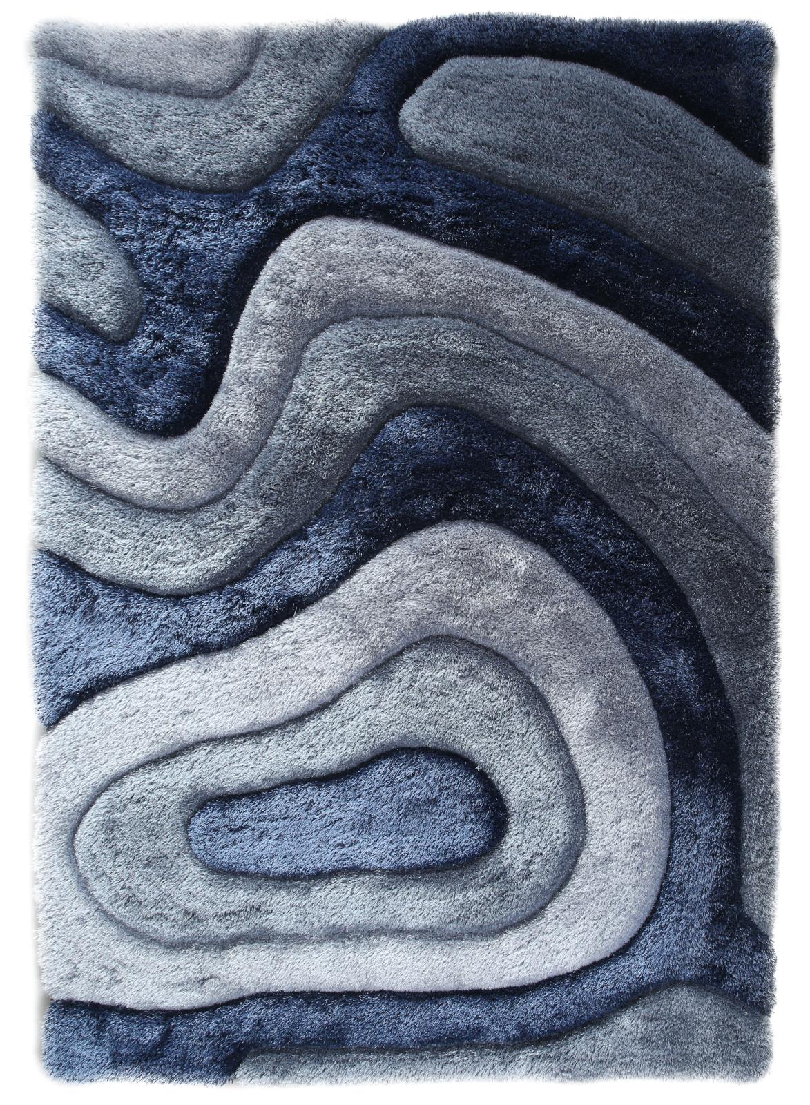 Mateos MS65 Silver Gray Shag Rug — view 5
