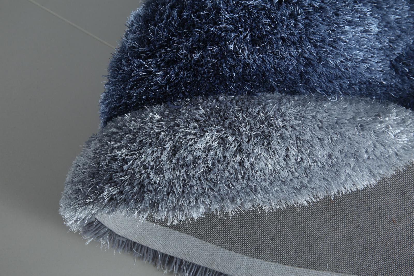 Mateos MS65 Silver Gray Shag Rug — view 7