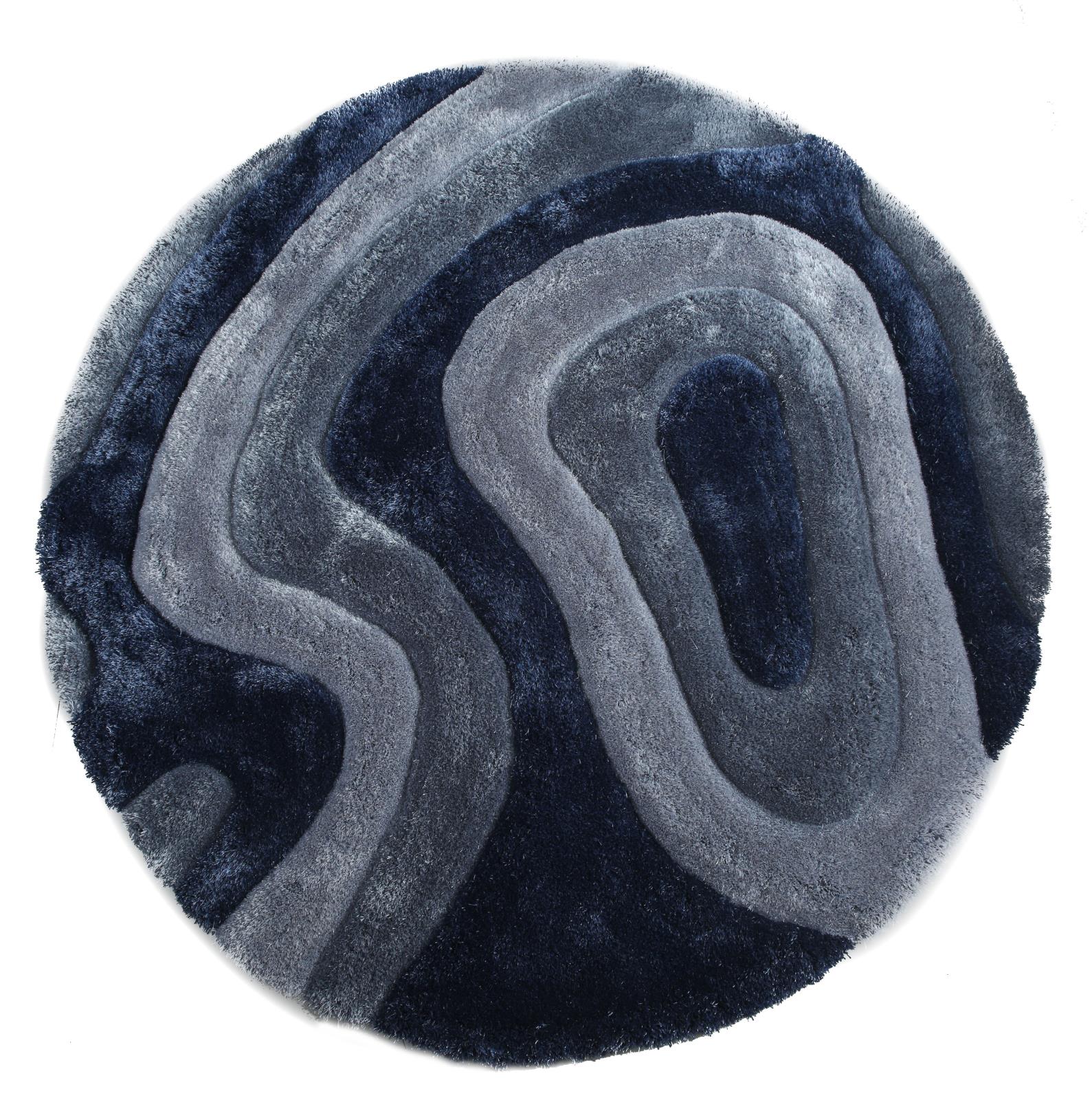 Mateos MS65 Silver Gray Shag Rug — view 10