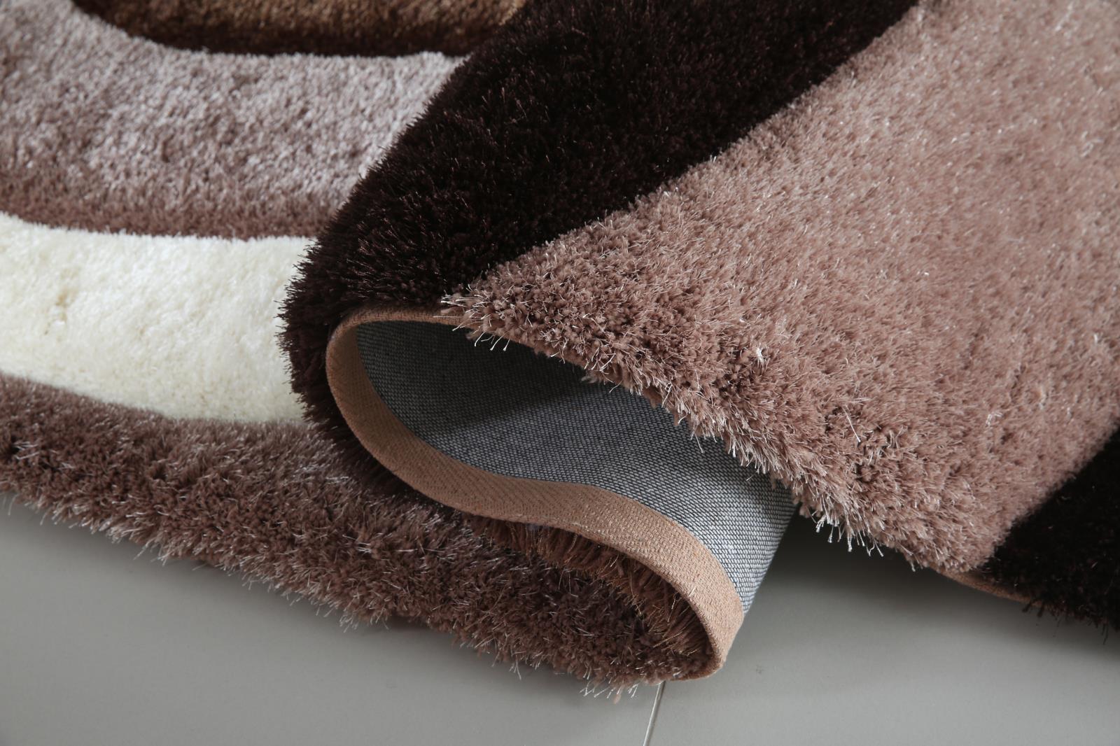 Mateos MS66 Dark Brown Shag Rug — view 4