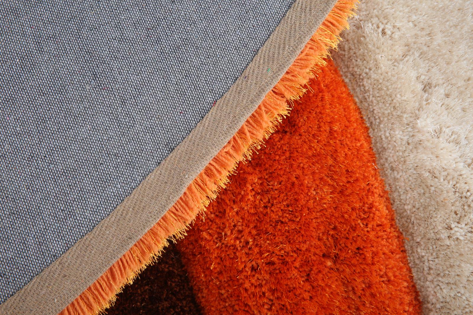 Mateos MS67 Orange Shag Rug — view 6