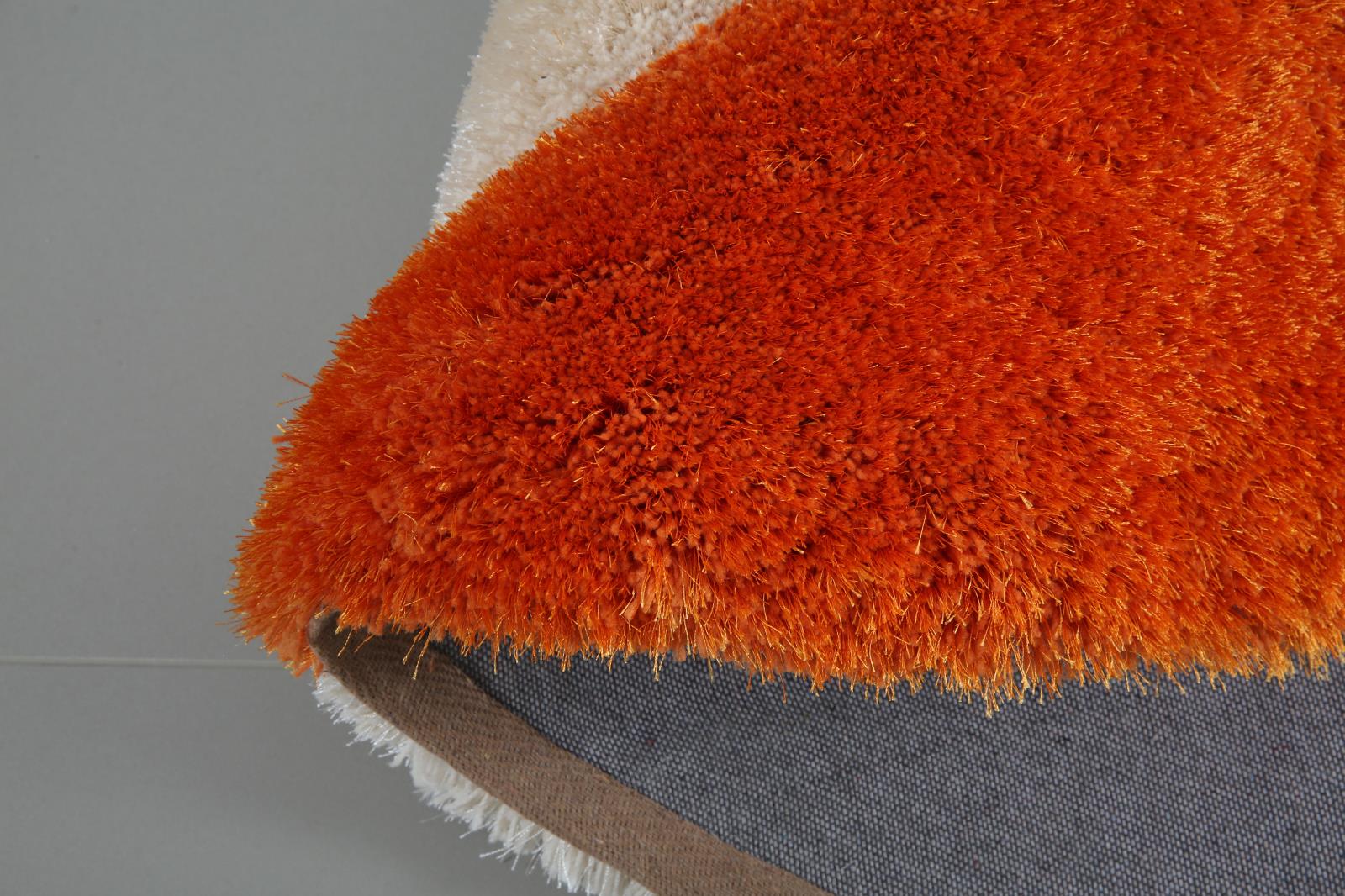 Mateos MS67 Orange Shag Rug — view 5