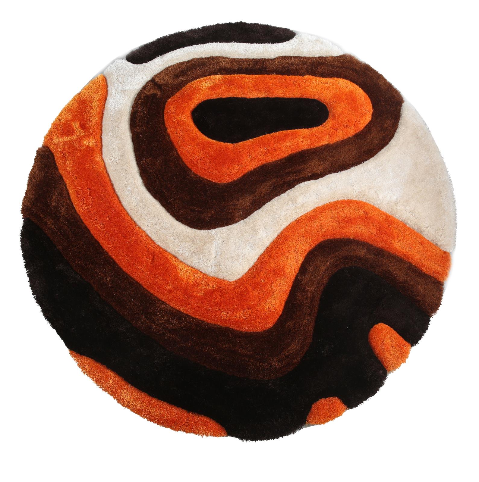Mateos MS67 Orange Shag Rug — view 8