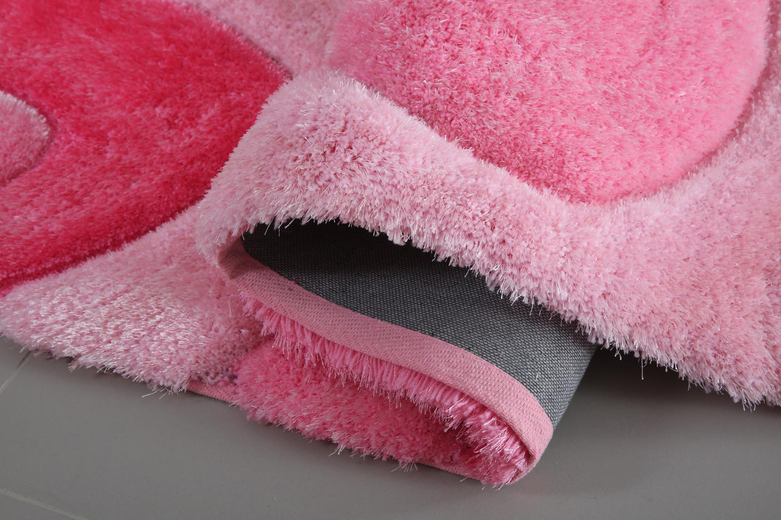Mateos MS68 Pink Shag Rug — view 3