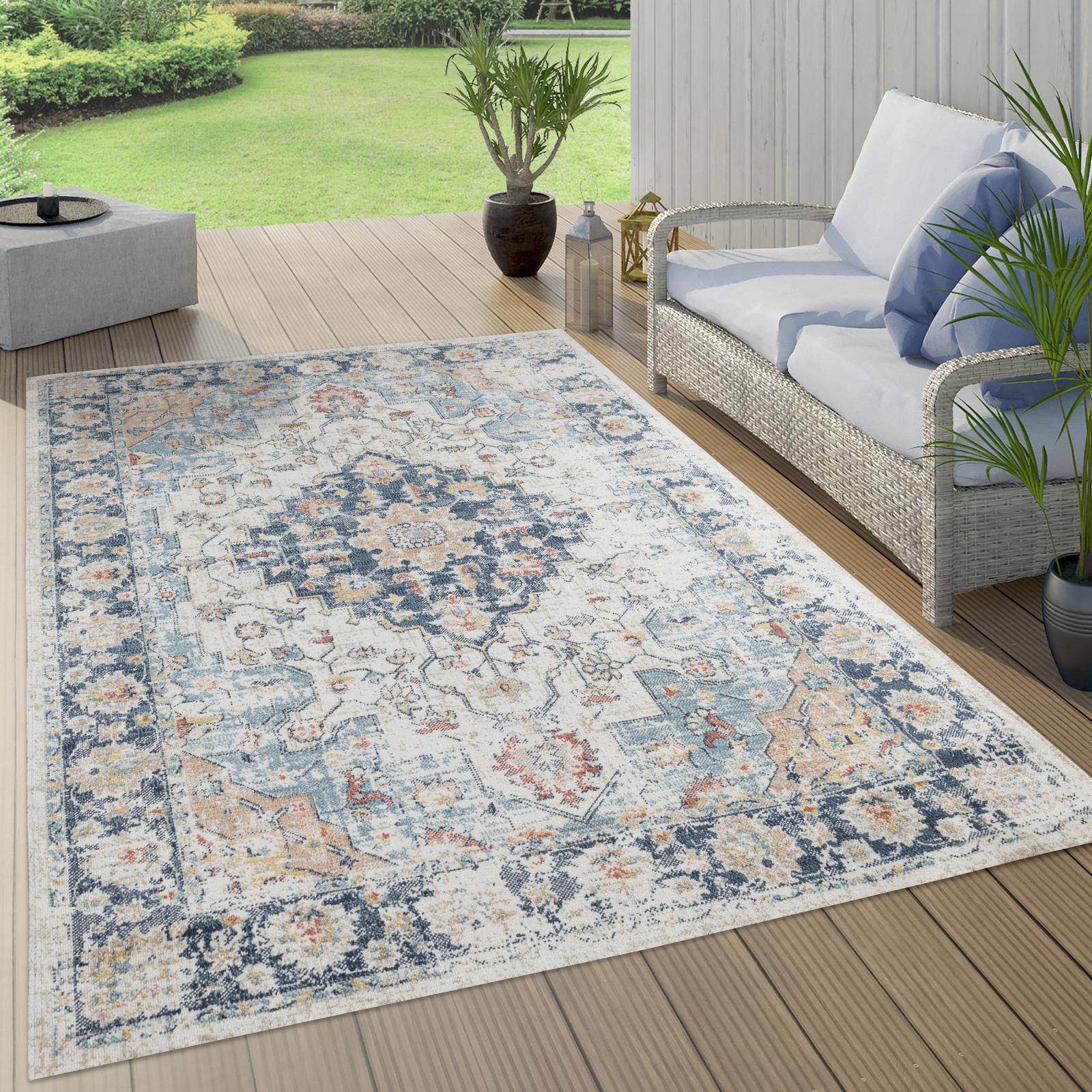 Trellis TL08 Cream Indoor/Outdoor Rug — view 5