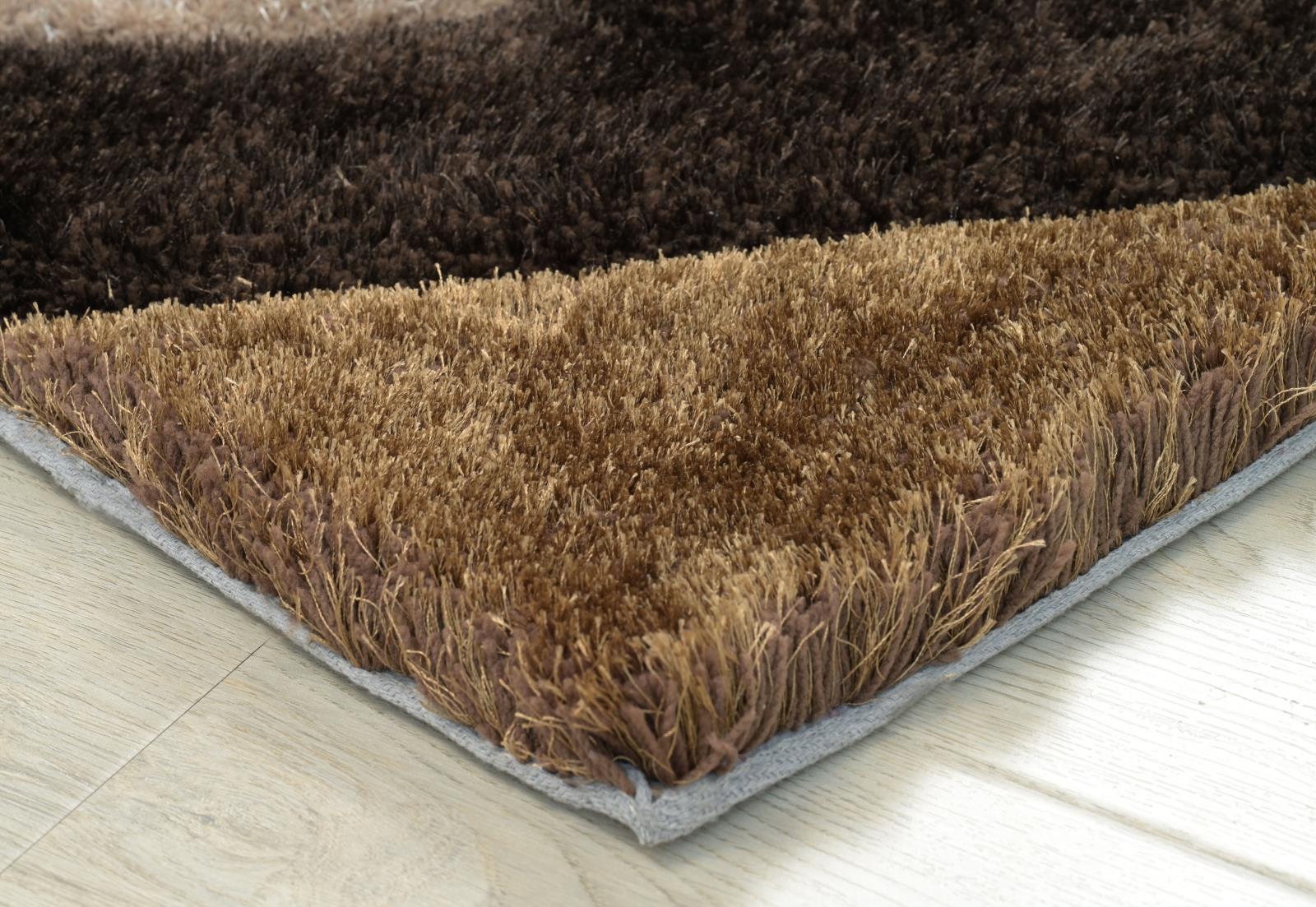 Mateos MS66 Dark Brown Shag Rug — view 10