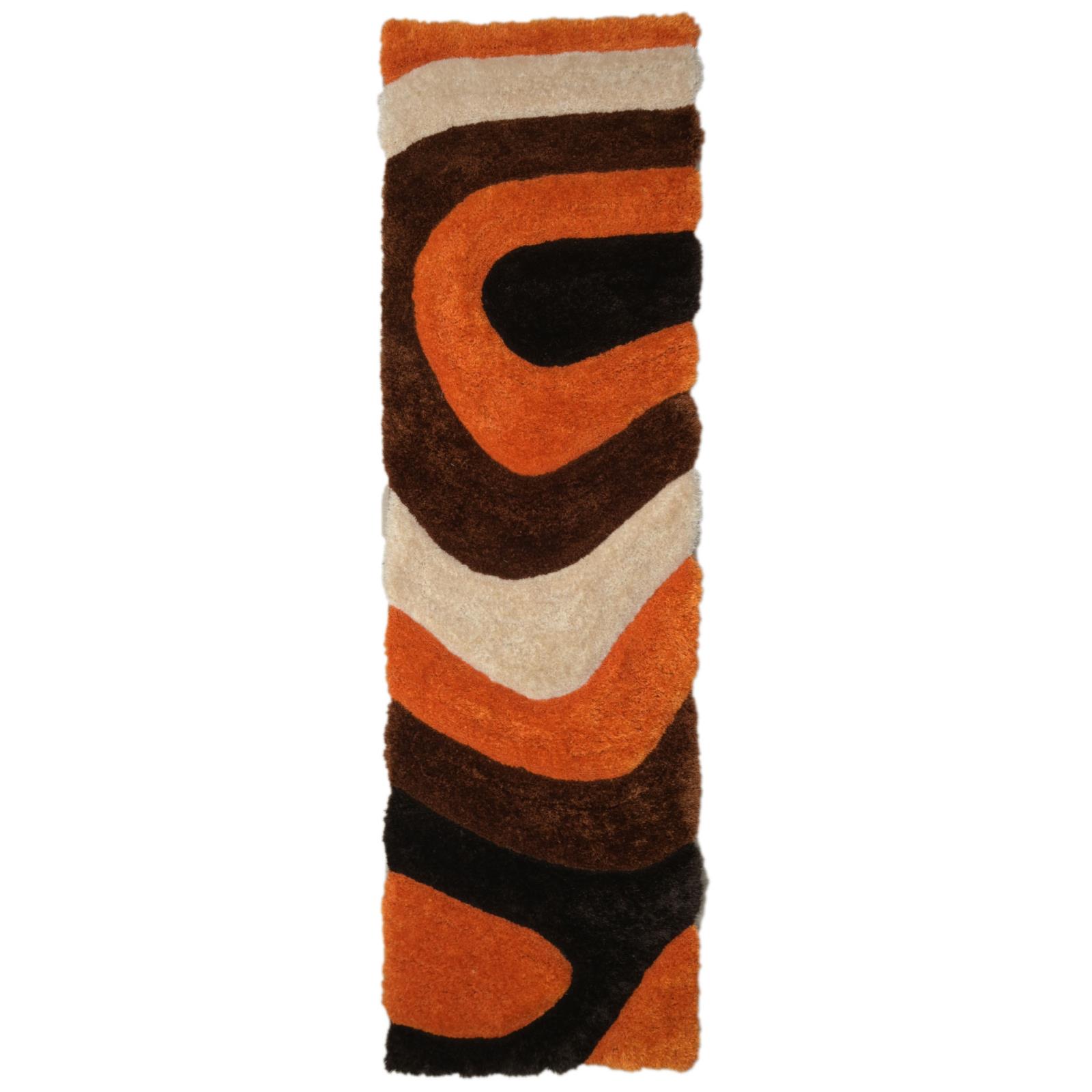 Mateos MS67 Orange Shag Rug — view 11