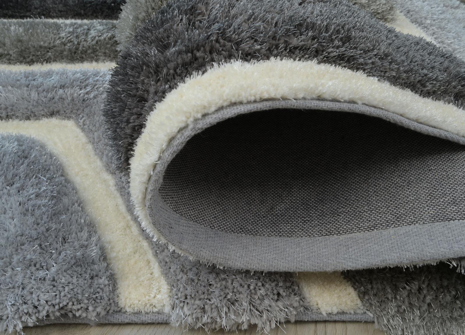 Mateos MS70 Gray Shag Rug — view 8