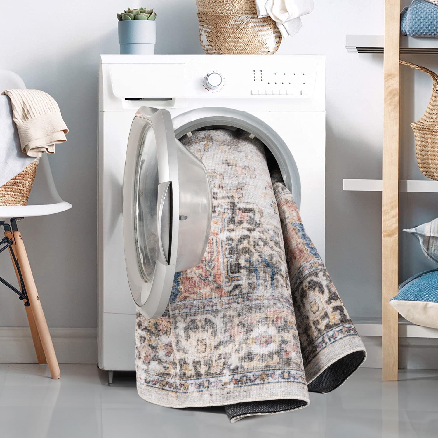 Washable WR05 Cream Area Rug — view 3