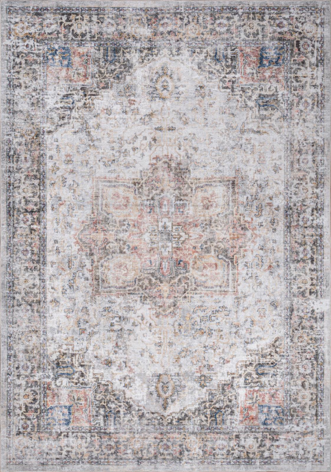 Washable WR05 Cream Area Rug