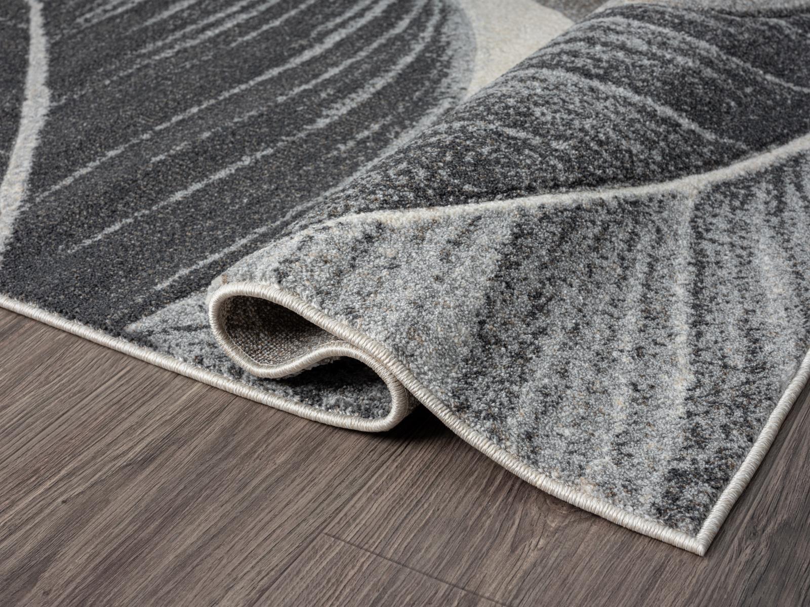 Fresco FR03 Dark Gray Area Rug — view 3