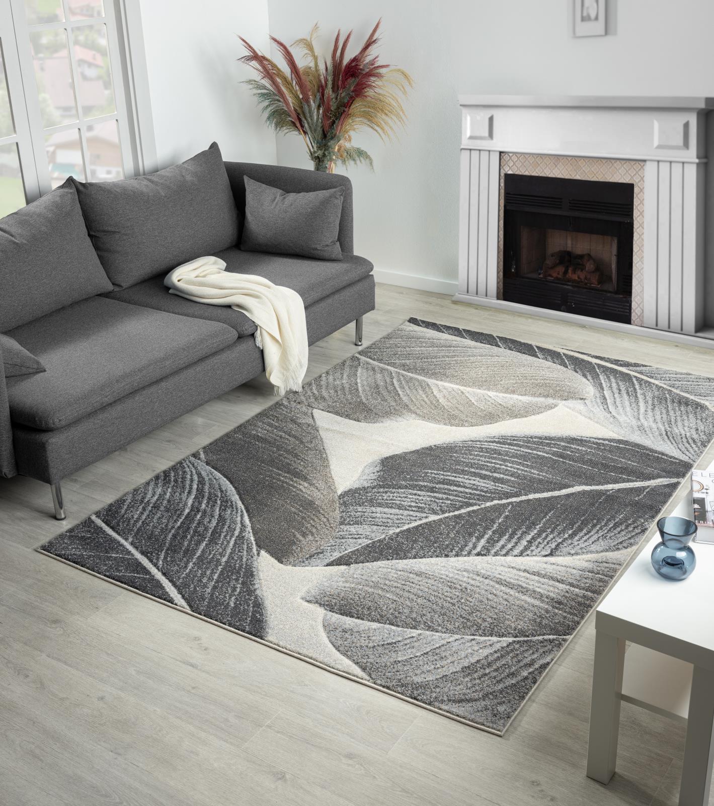Fresco FR03 Dark Gray Area Rug — view 2