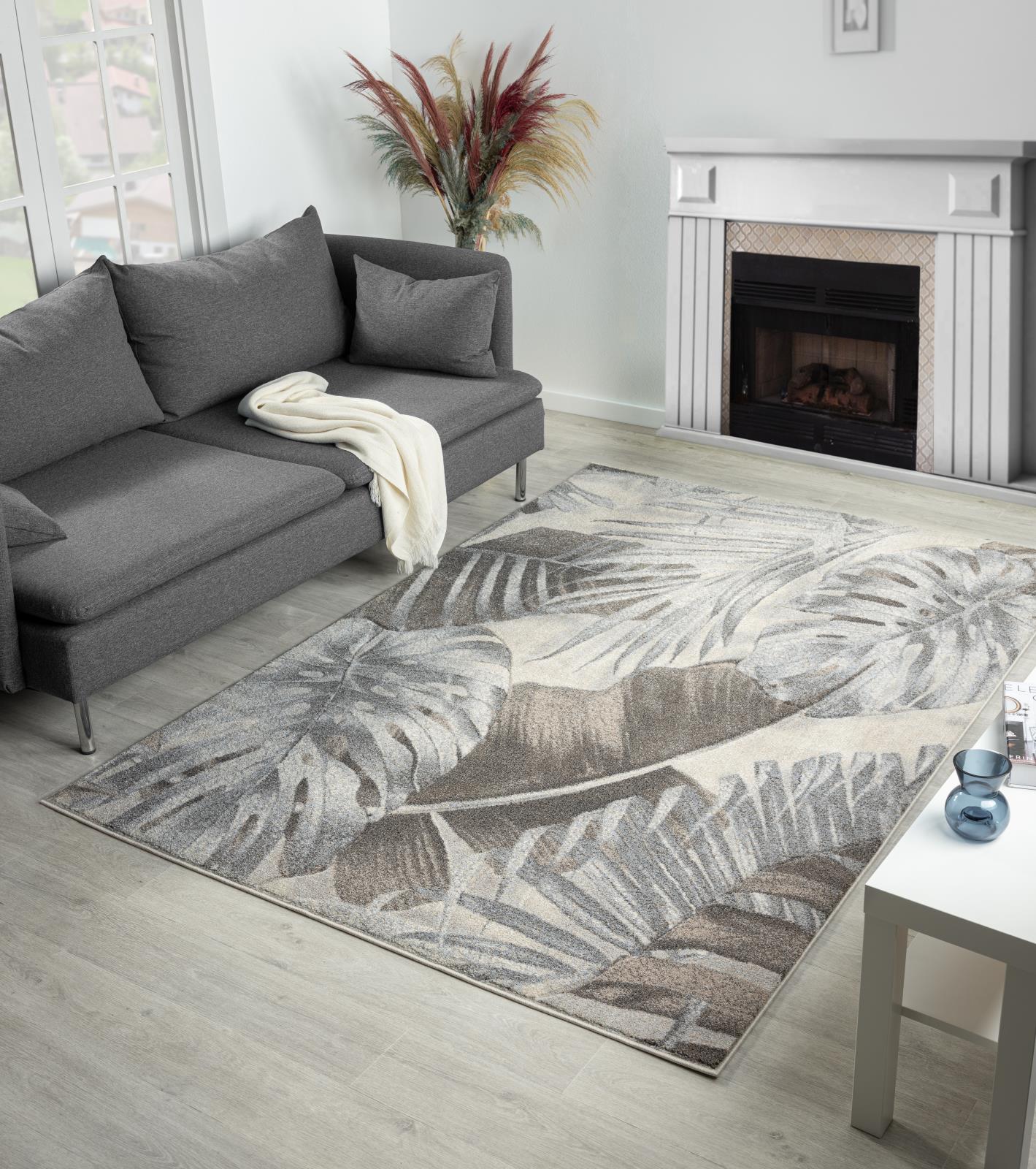 Fresco FR07 Dark Gray Area Rug — view 2
