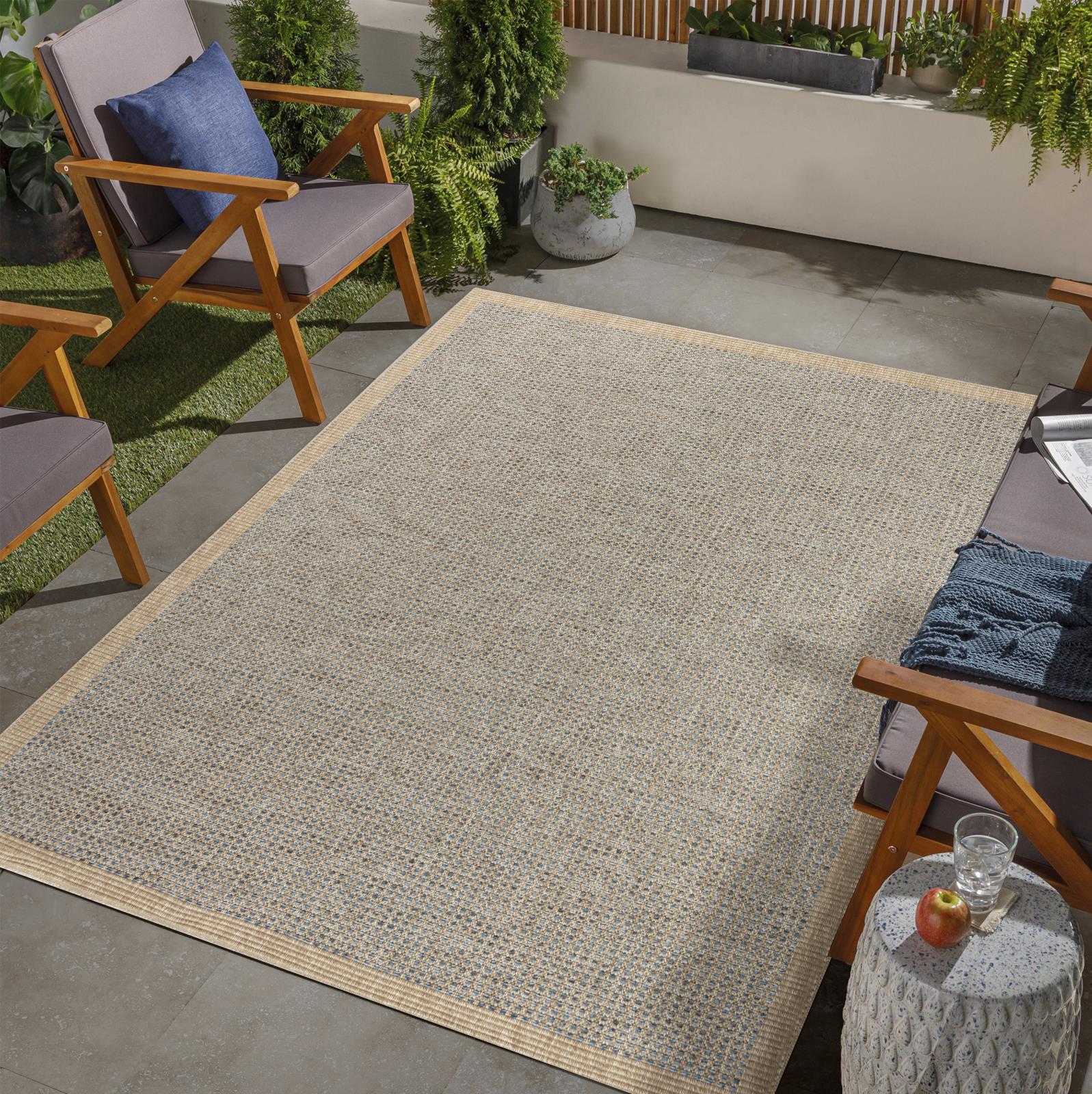 Arianna RN03 Gray Indoor/Outdoor Rug — view 5