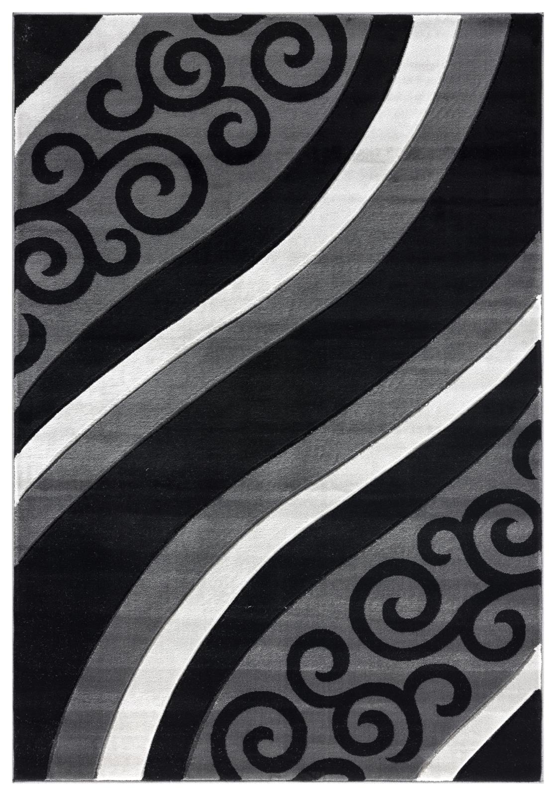 Glamour GM35 Black Area Rug — view 6
