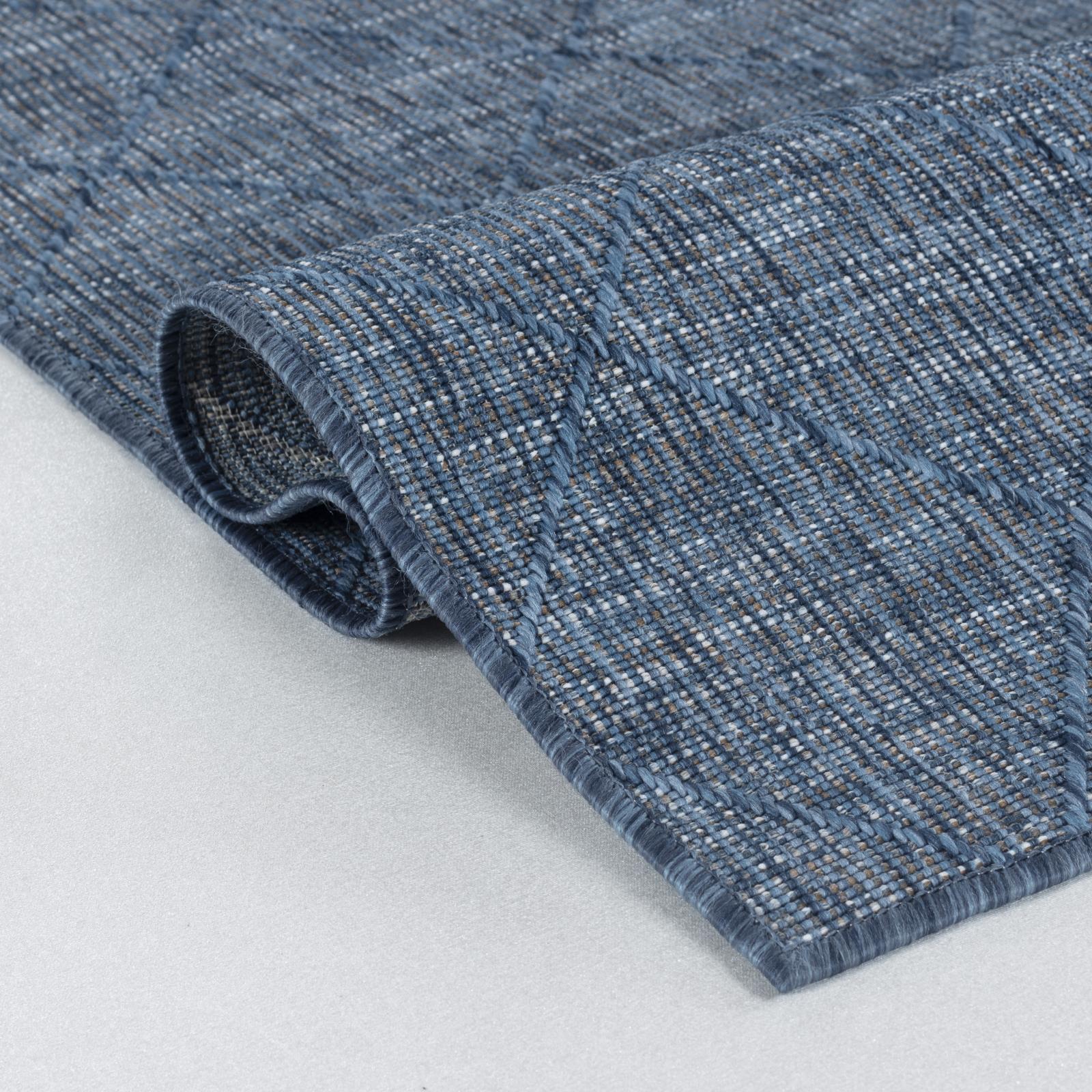 Larissa LS03 Blue Indoor/Outdoor Rug — view 3
