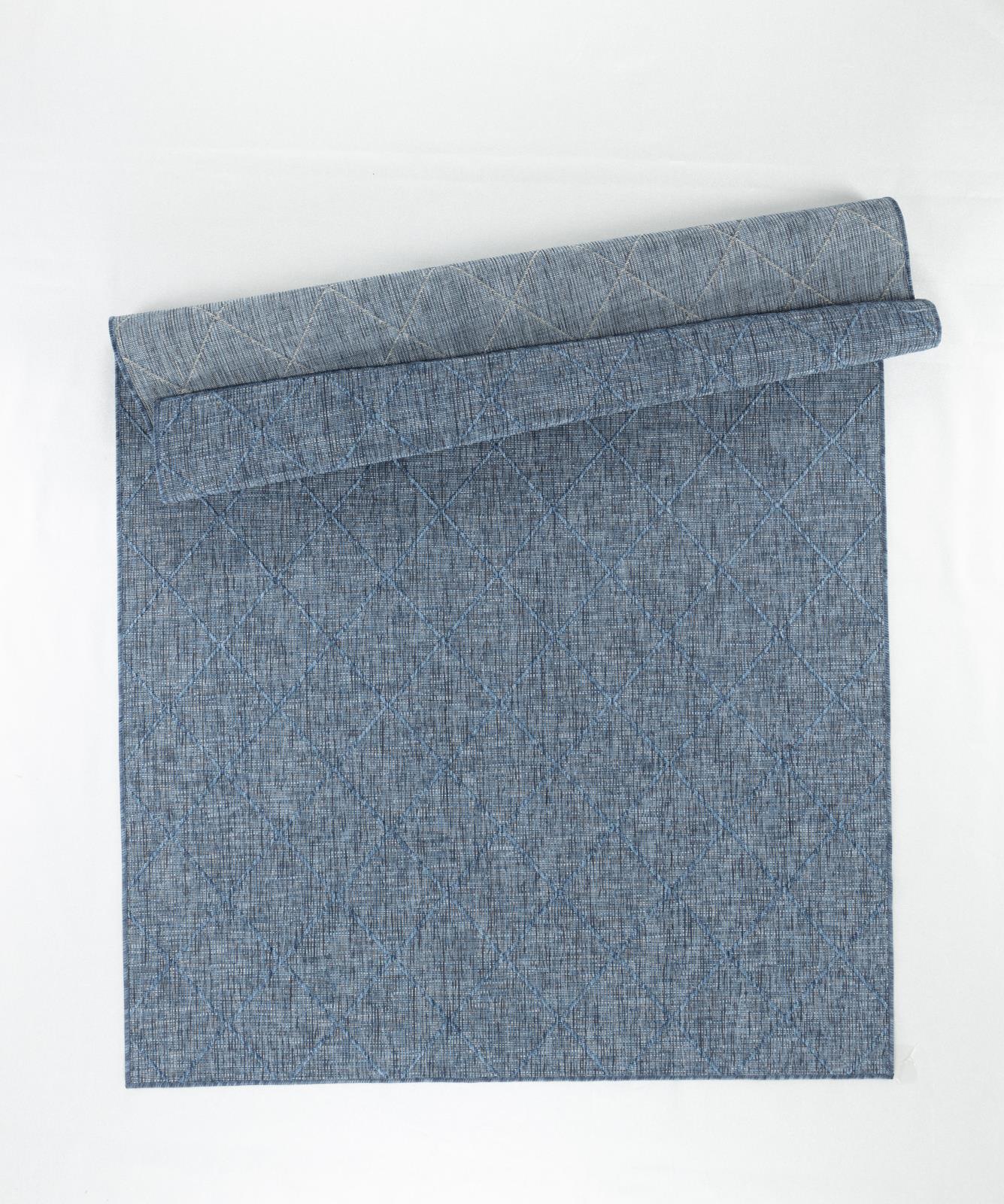Larissa LS03 Blue Indoor/Outdoor Rug — view 6
