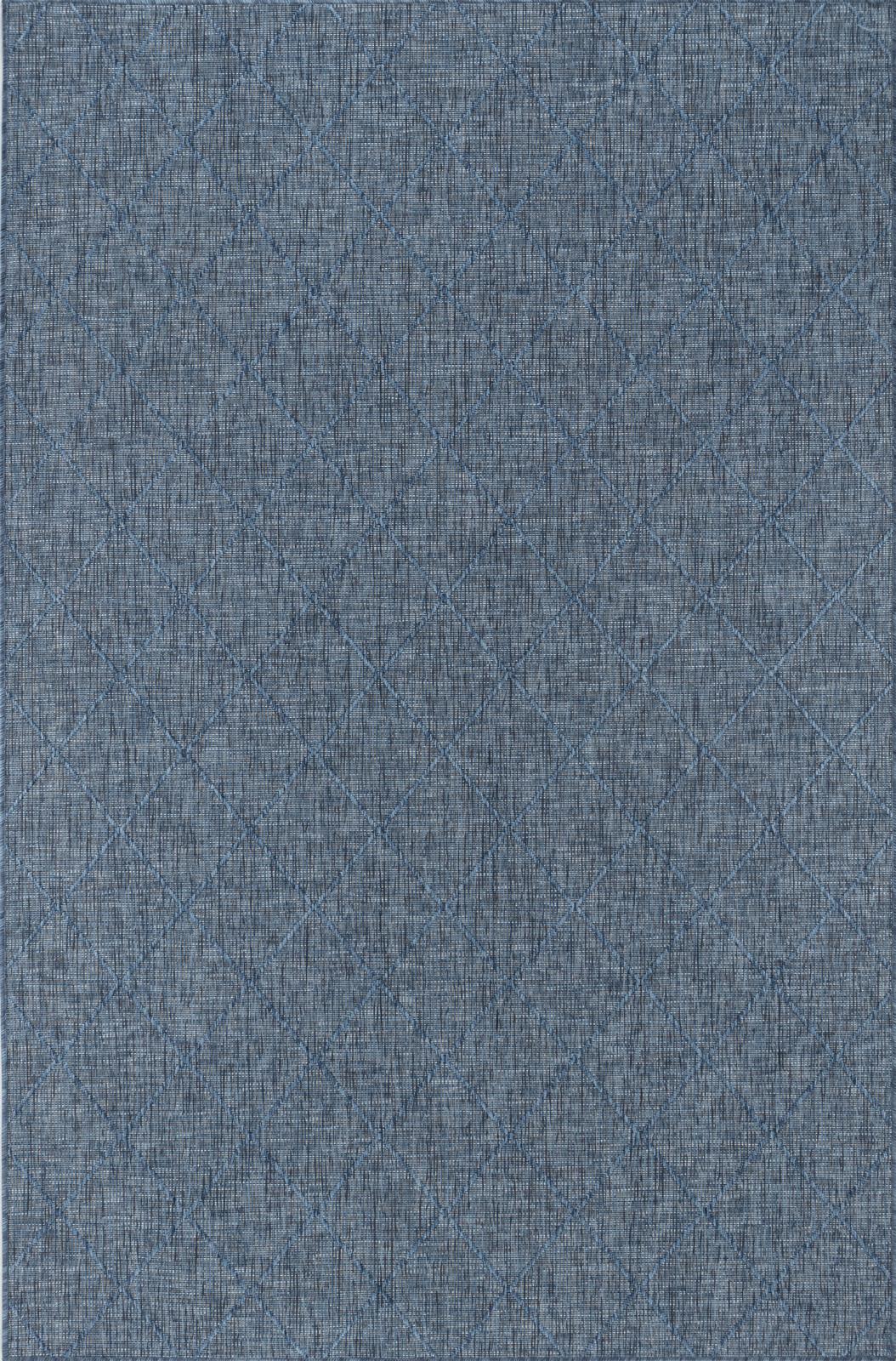 Larissa LS03 Blue Indoor/Outdoor Rug — view 2