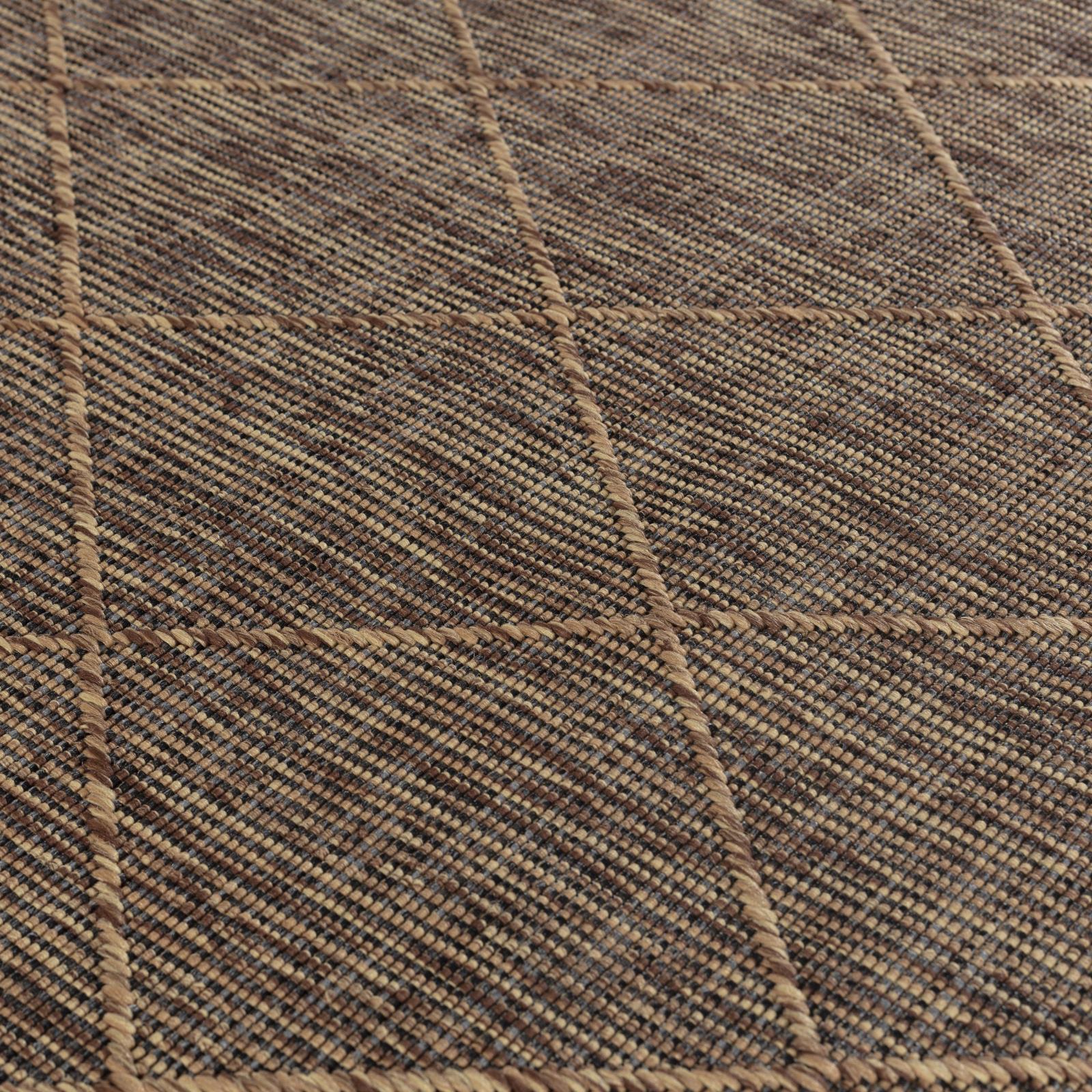 Larissa LS08 Dark Brown Indoor/Outdoor Rug — view 4