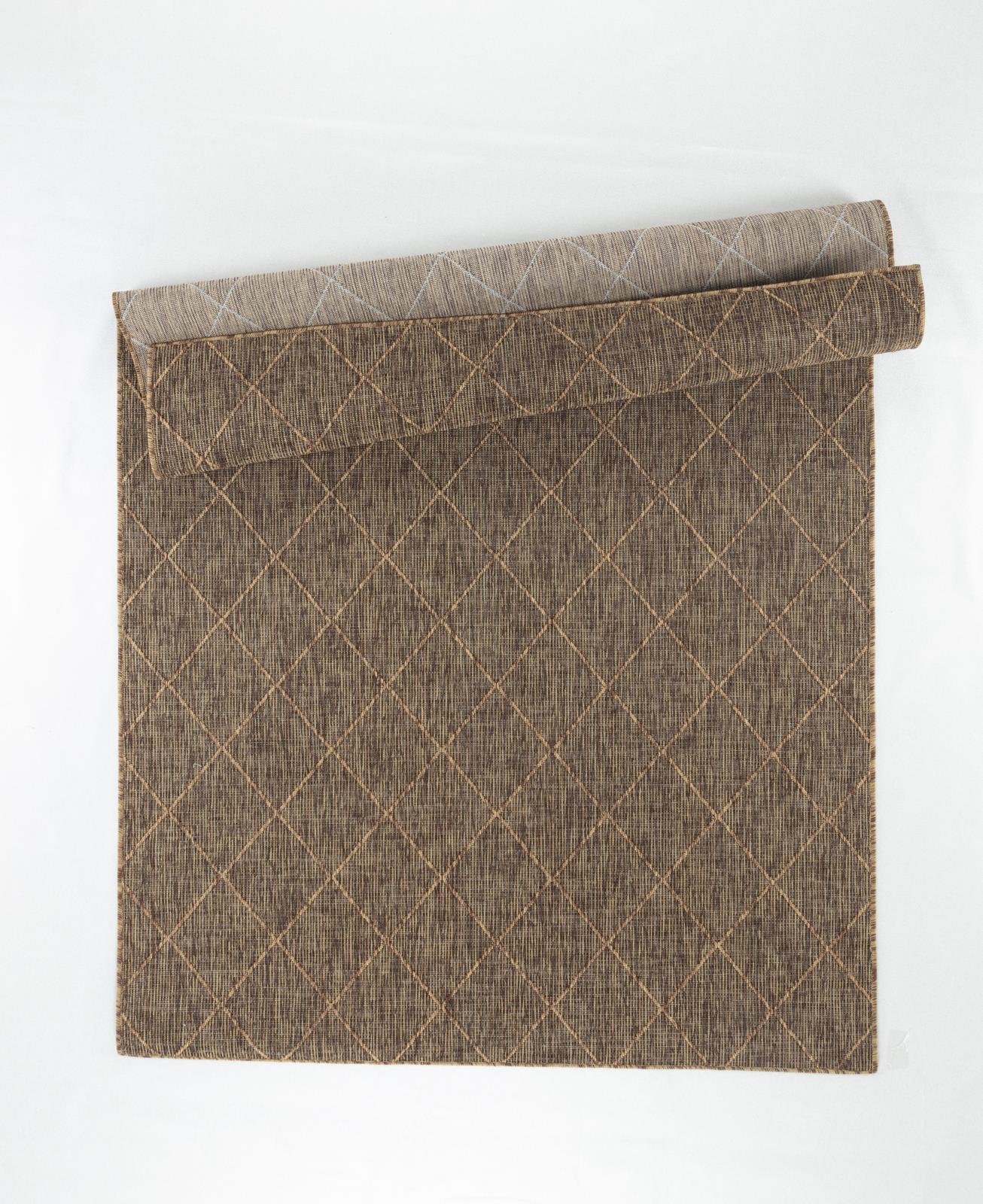 Larissa LS08 Dark Brown Indoor/Outdoor Rug — view 5