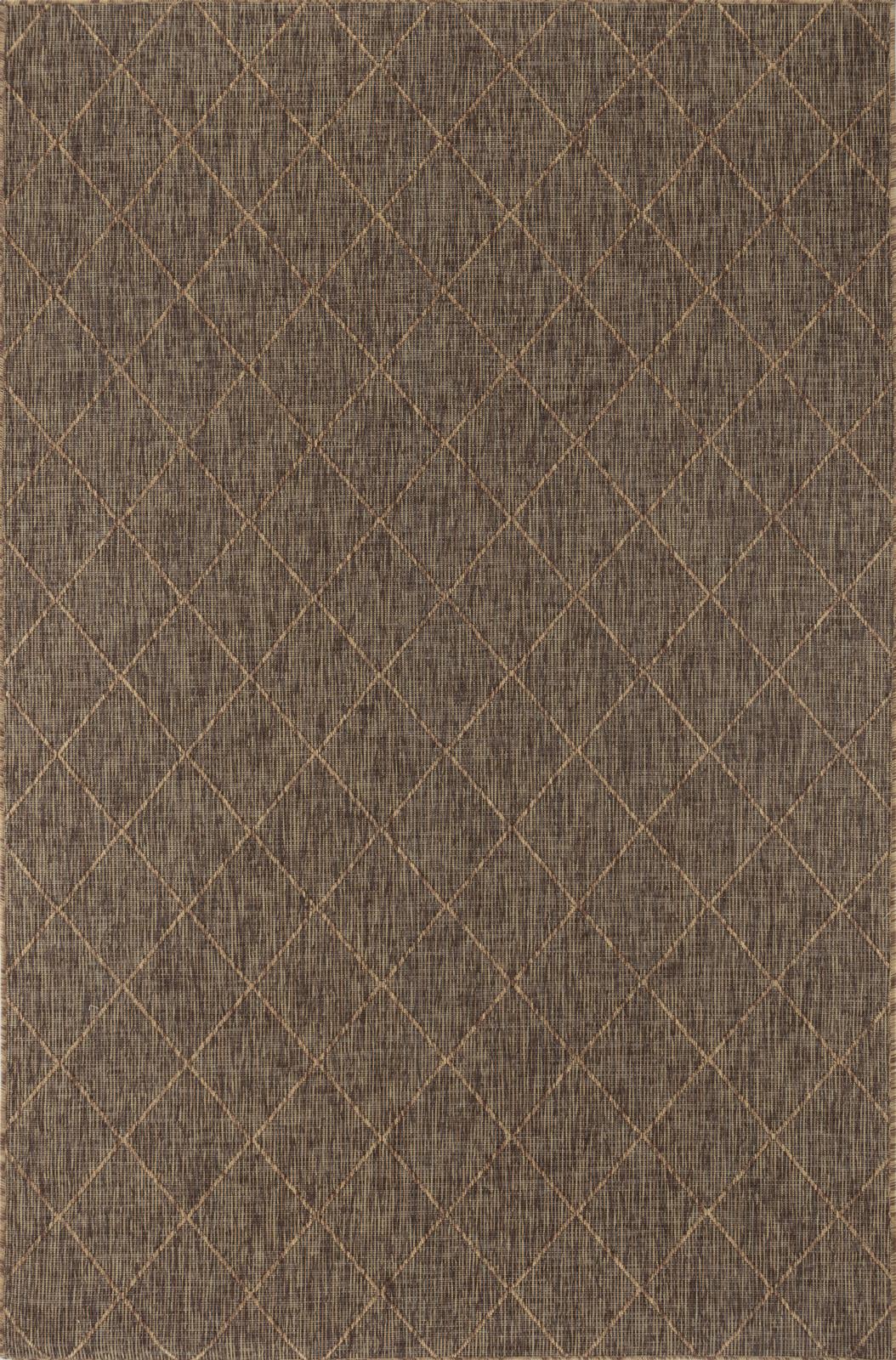 Larissa LS08 Dark Brown Indoor/Outdoor Rug — view 2