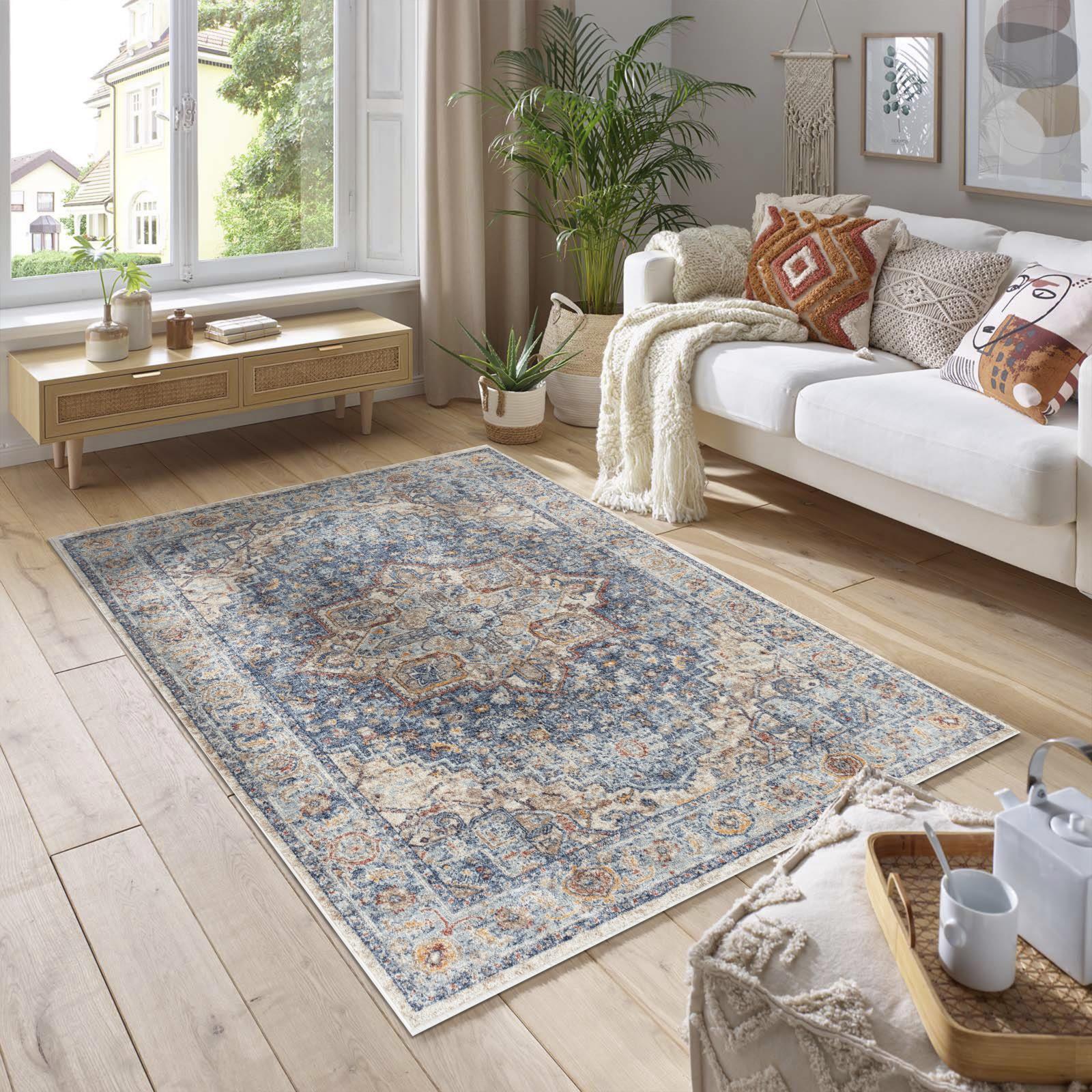Stellios SE01 Navy Area Rug — view 5