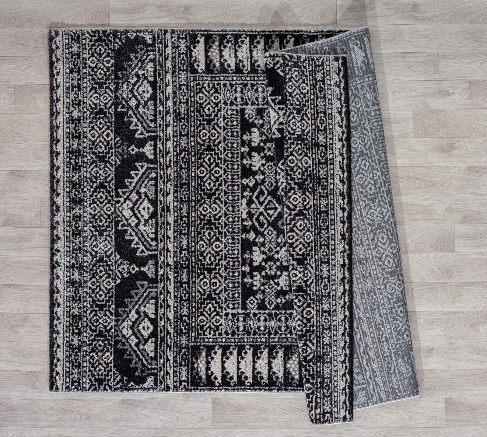 Bergamo BG04 Black Area Rug — view 2