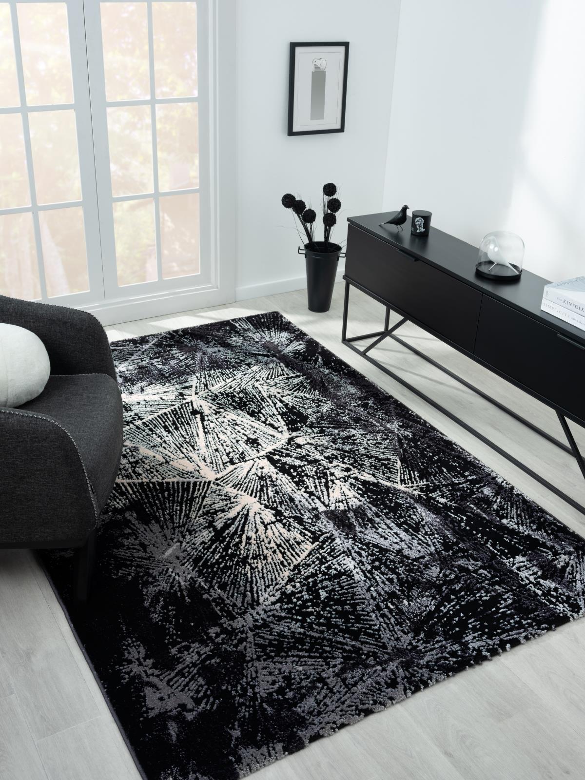 Bergamo BG05 Black Area Rug — view 6
