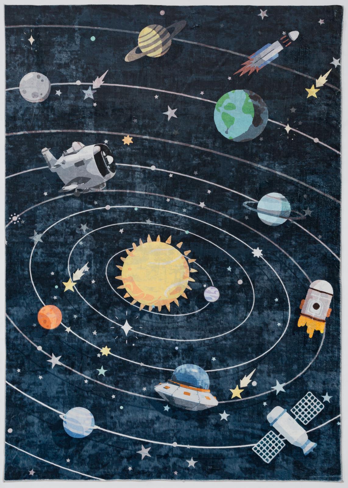 Kids KR03 Navy Area Rug — view 2