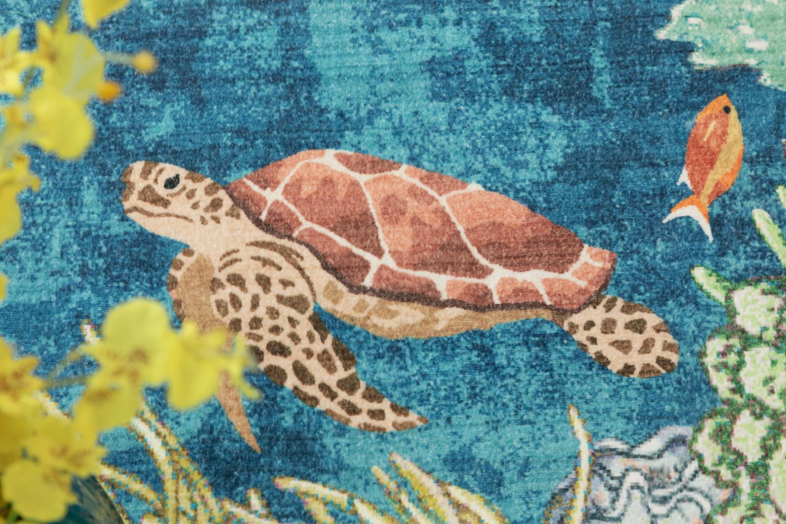 Kids KR09 Blue Area Rug — view 3