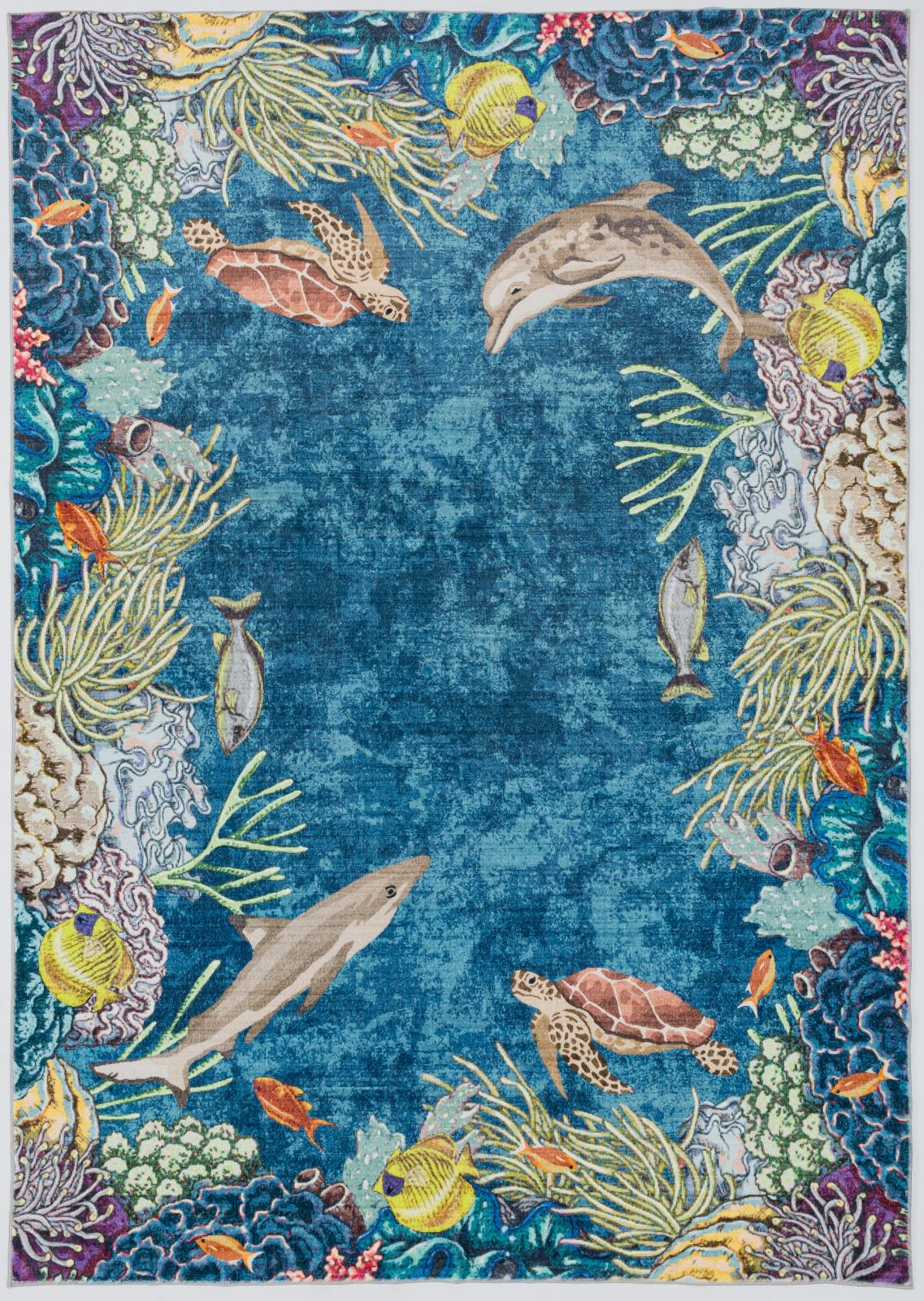 Kids KR09 Blue Area Rug — view 2