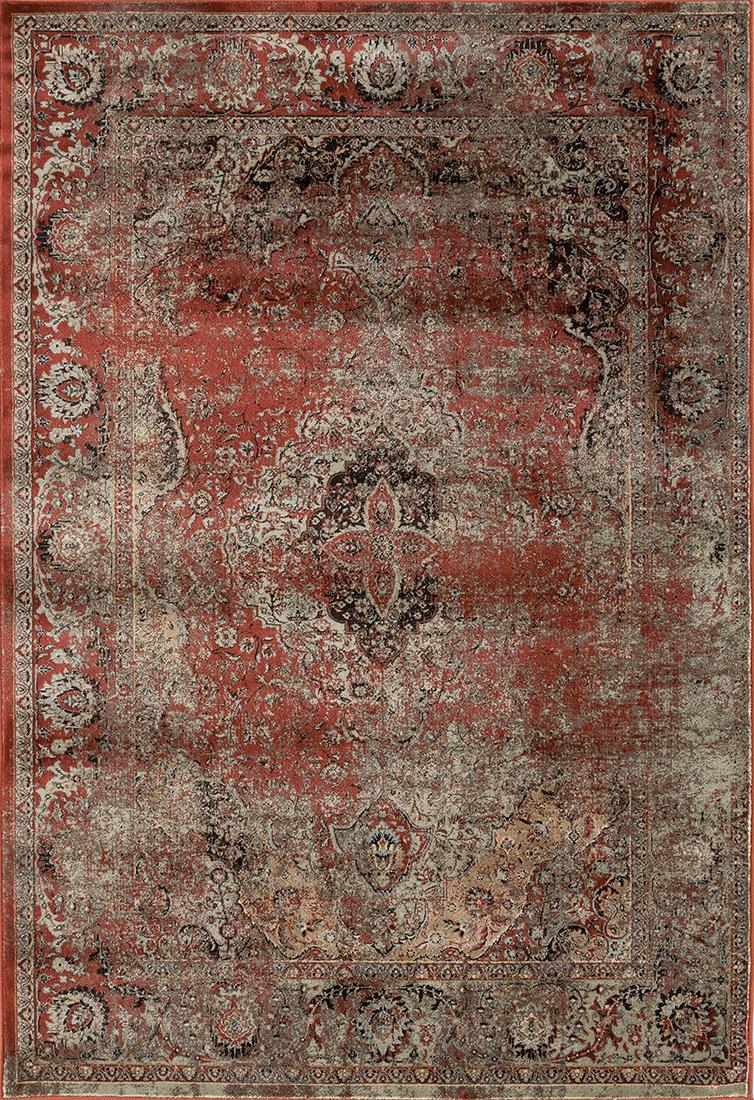 Antique AN10 Red Area Rug