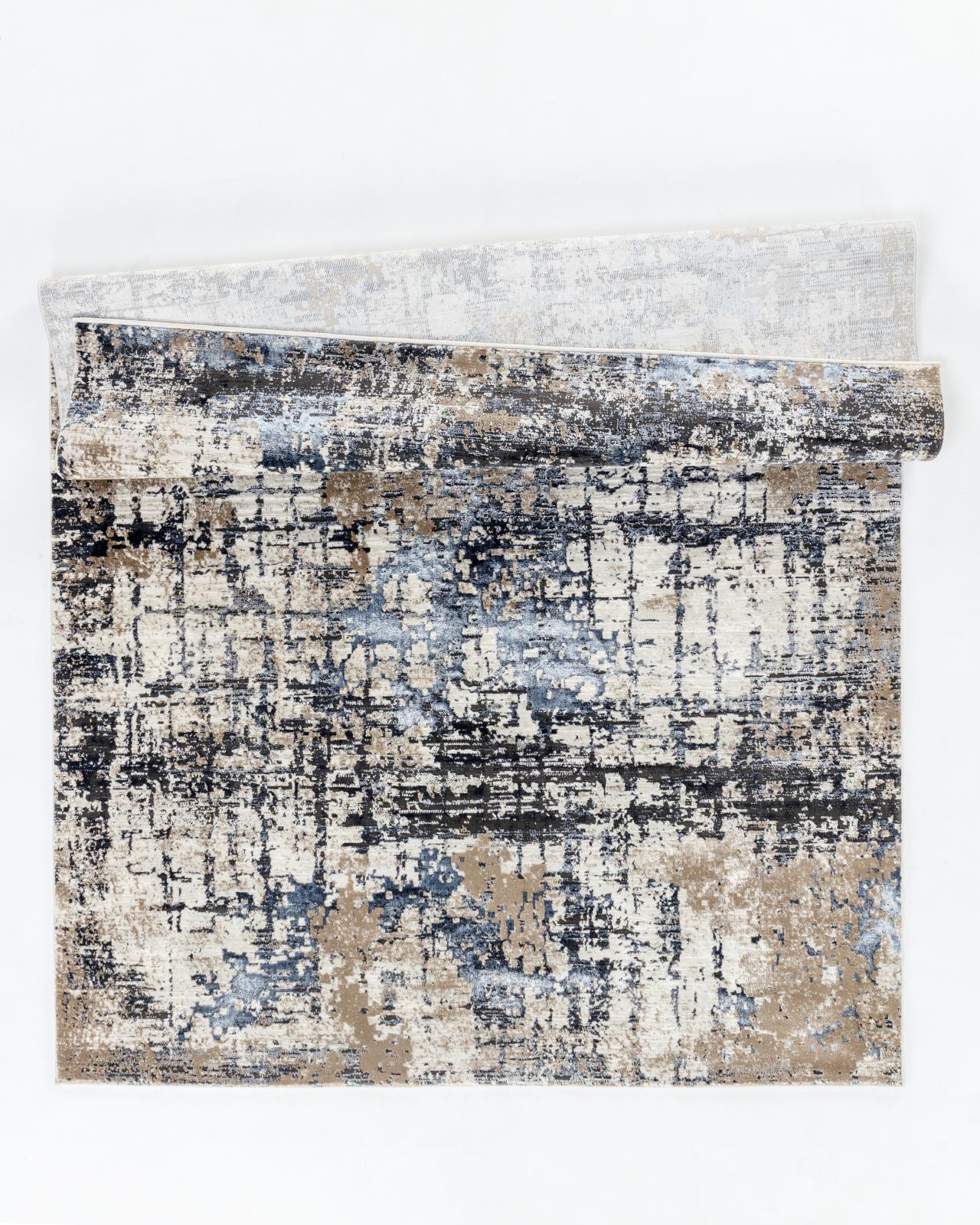 Omari OM06 Blue Gray Area Rug — view 3