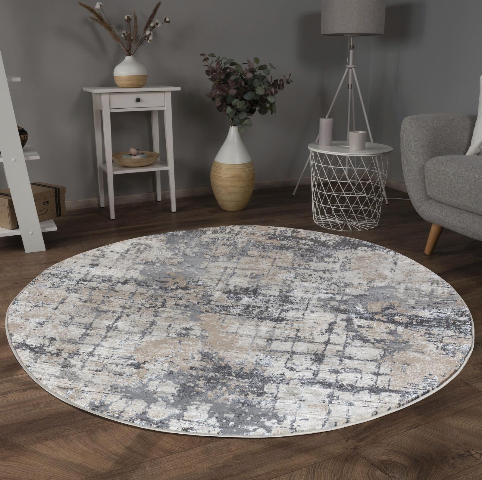 Omari OM06 Blue Gray Area Rug — view 7