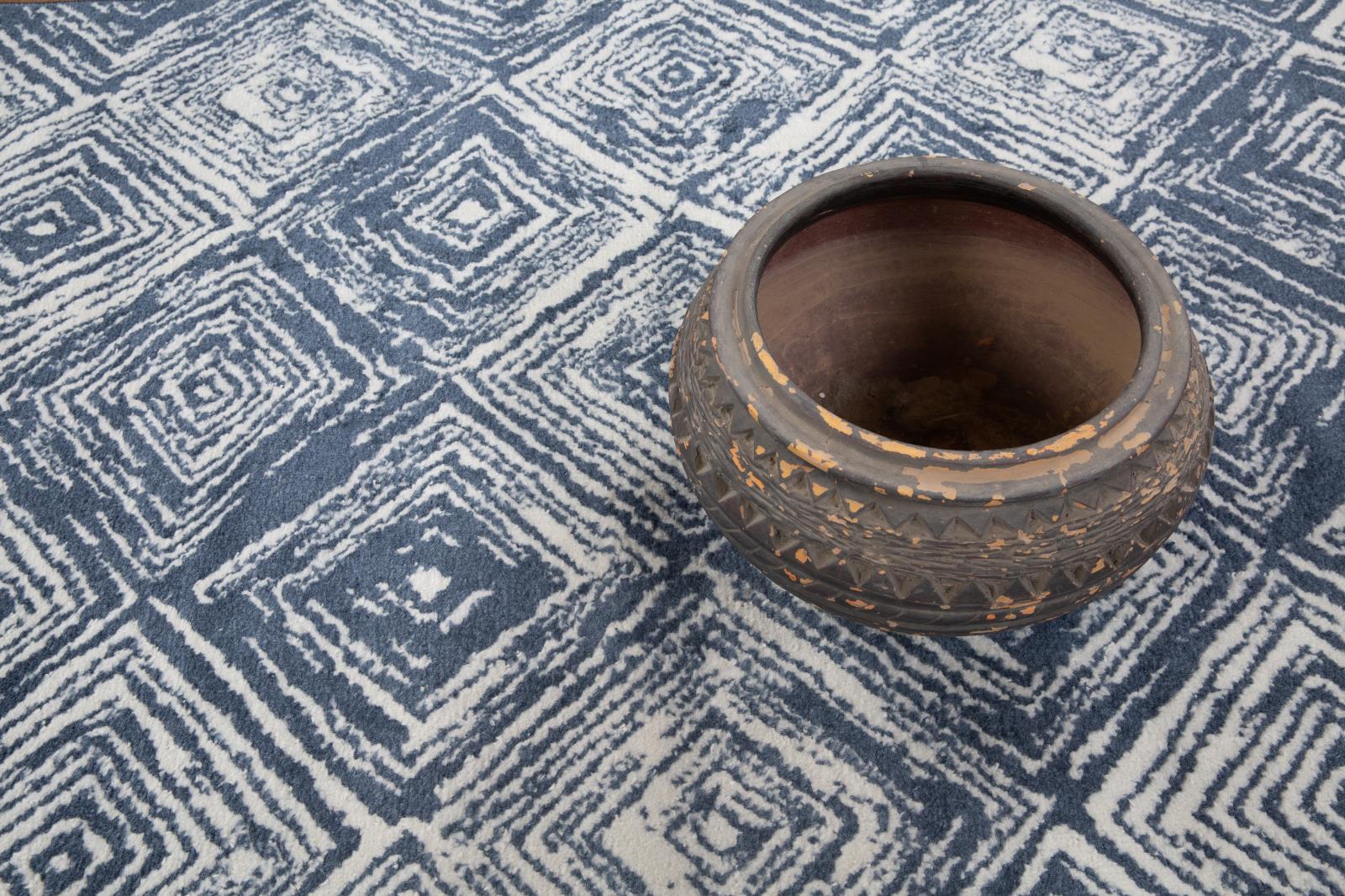 Kriselia KA02 Blue Area Rug — view 6