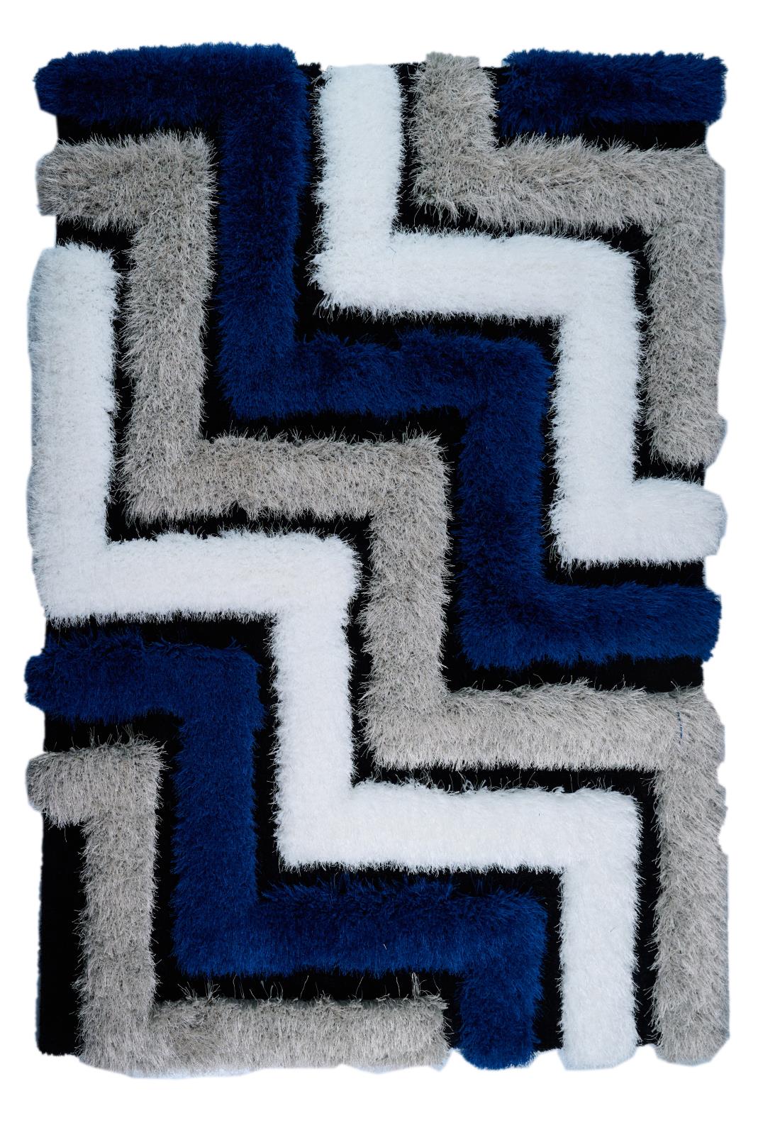 Mda 09 Navy Shag Rug