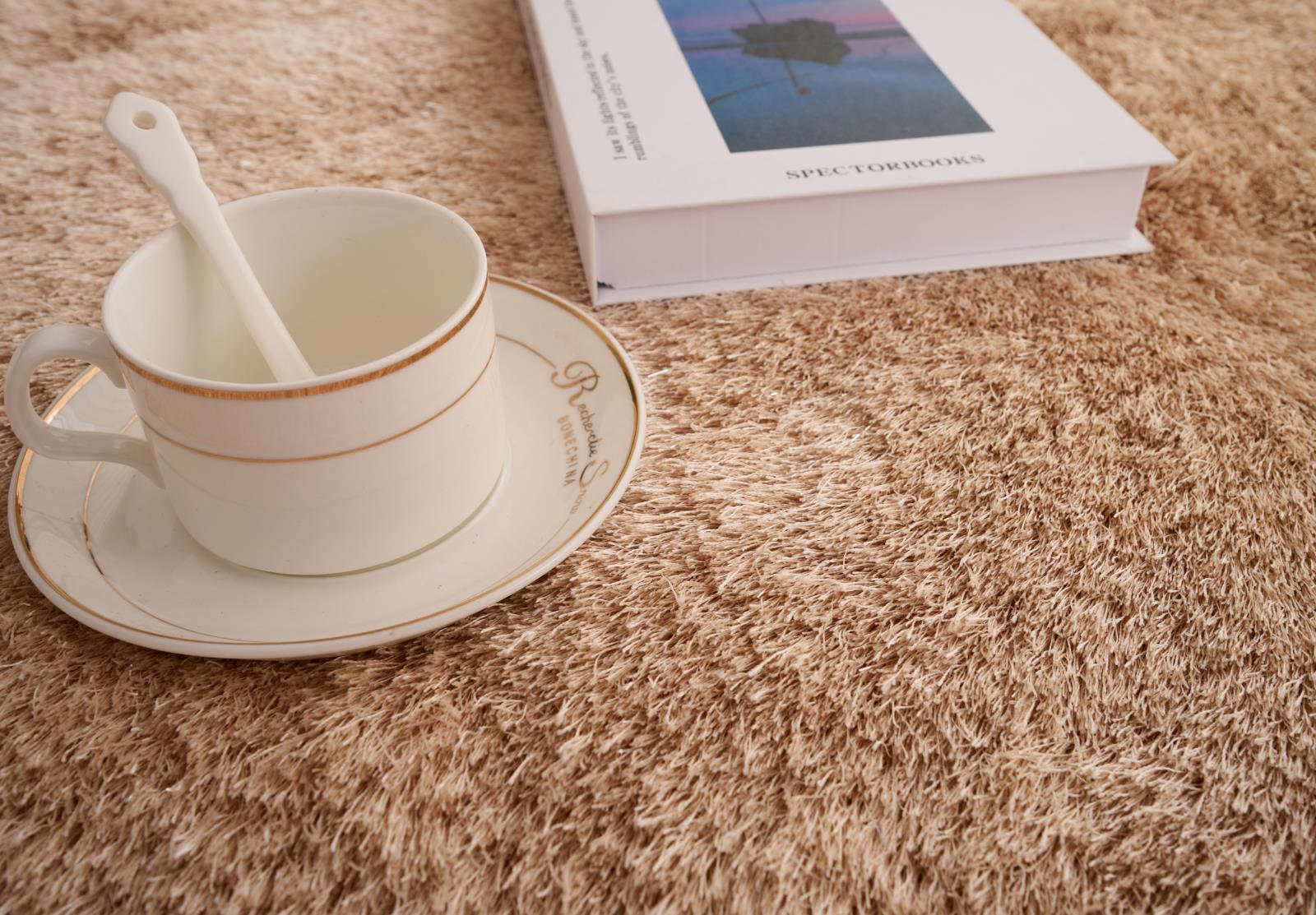 Urban UR08 Champagne Shag Rug — view 5