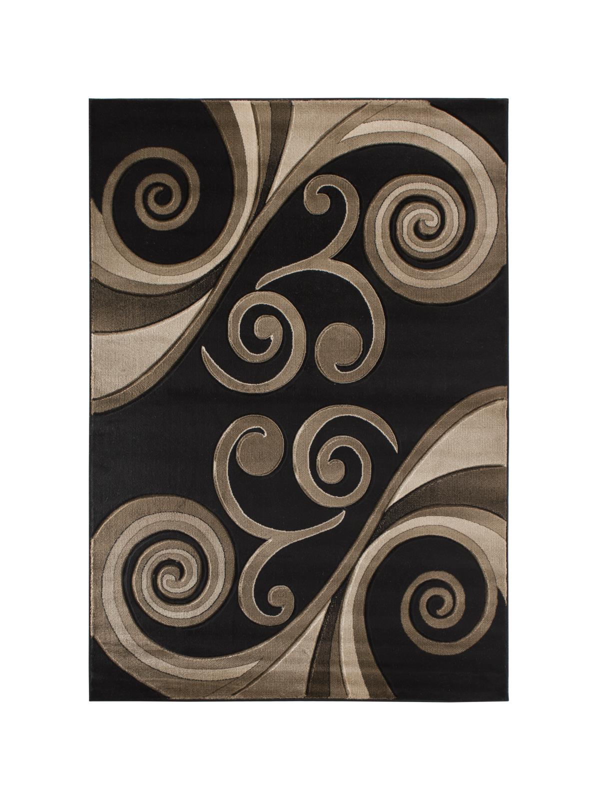 Orelsi OR47 Black Area Rug