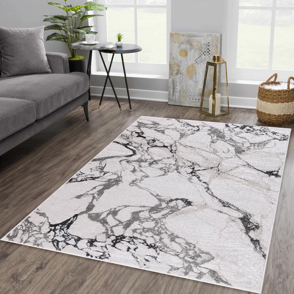 Ilios IL06 White Area Rug — view 2
