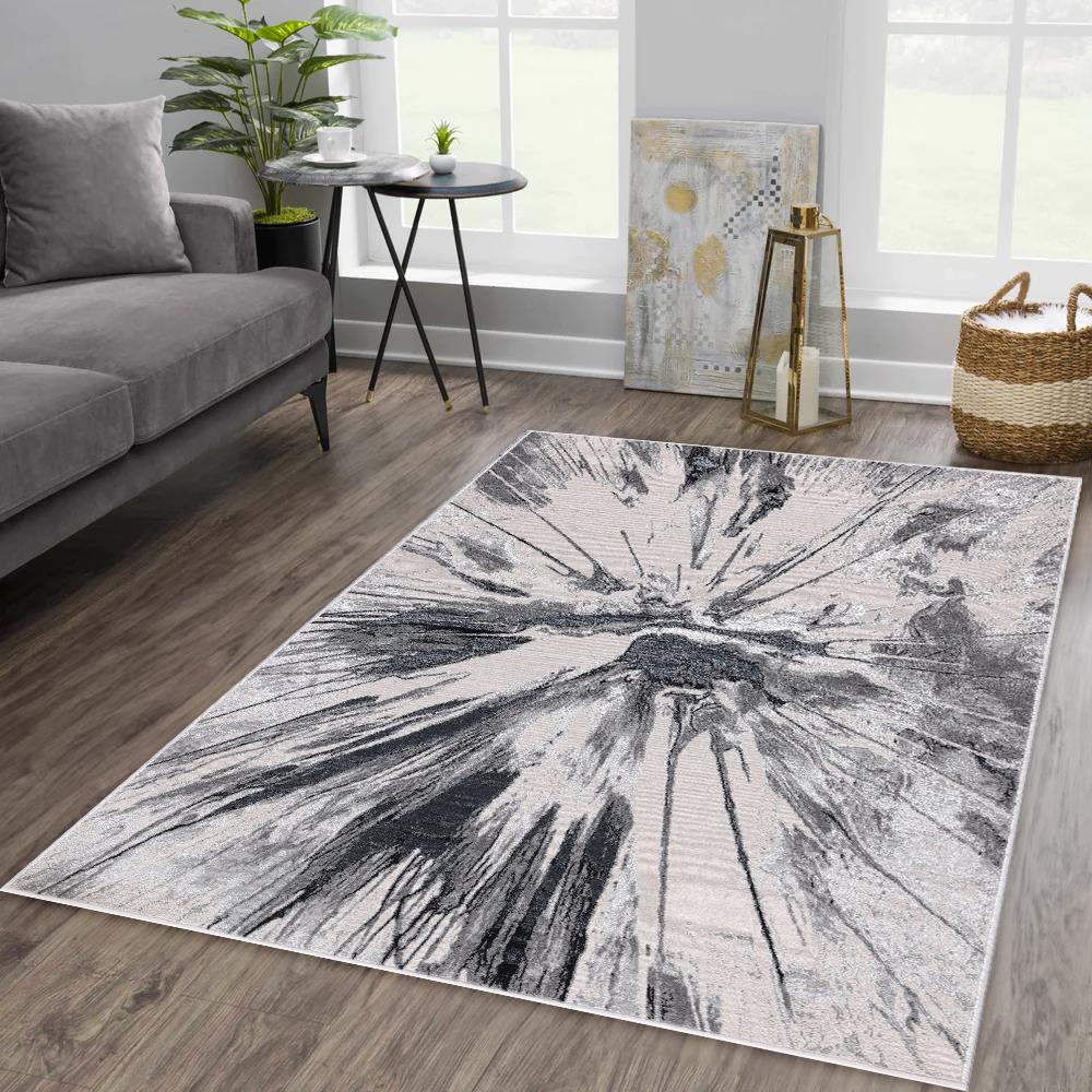 Nevada NV04 Light Gray Area Rug — view 8