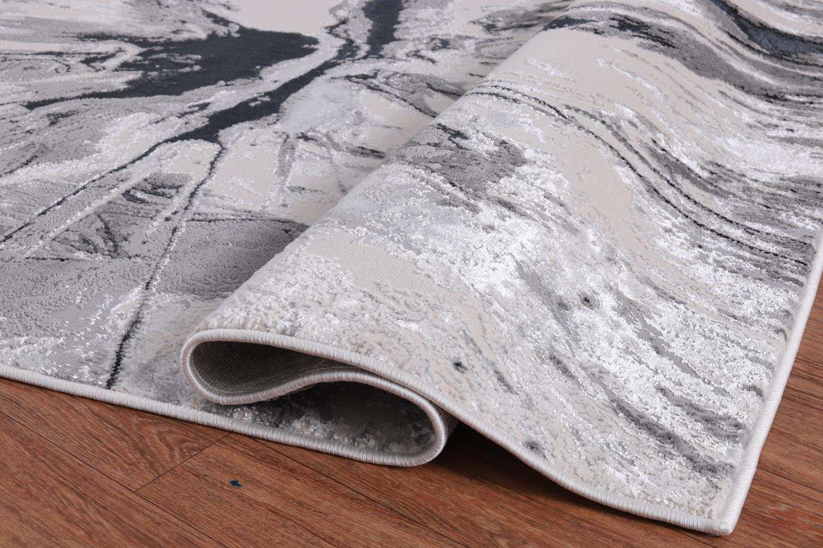 Nevada NV04 Light Gray Area Rug — view 3