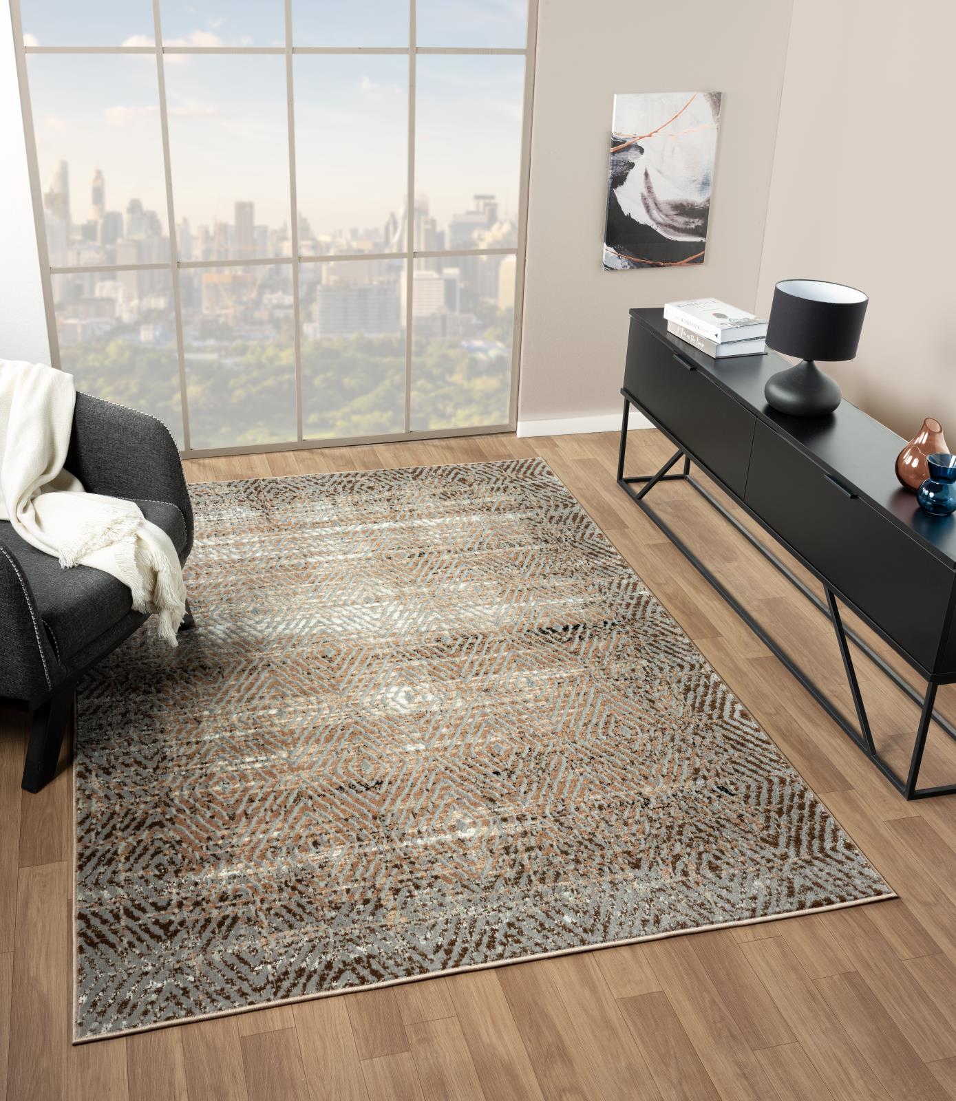 Kike KK01 Brown Area Rug — view 2