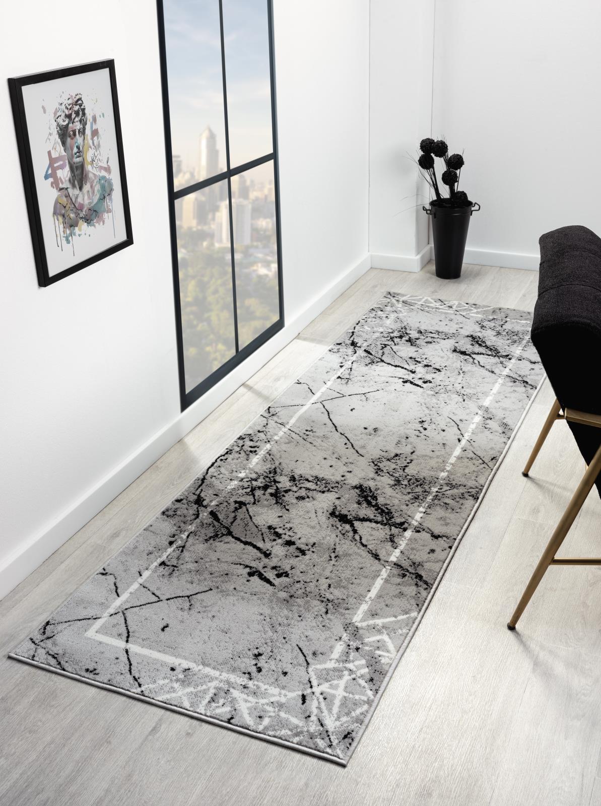 Kike KK03 Light Gray Area Rug — view 4