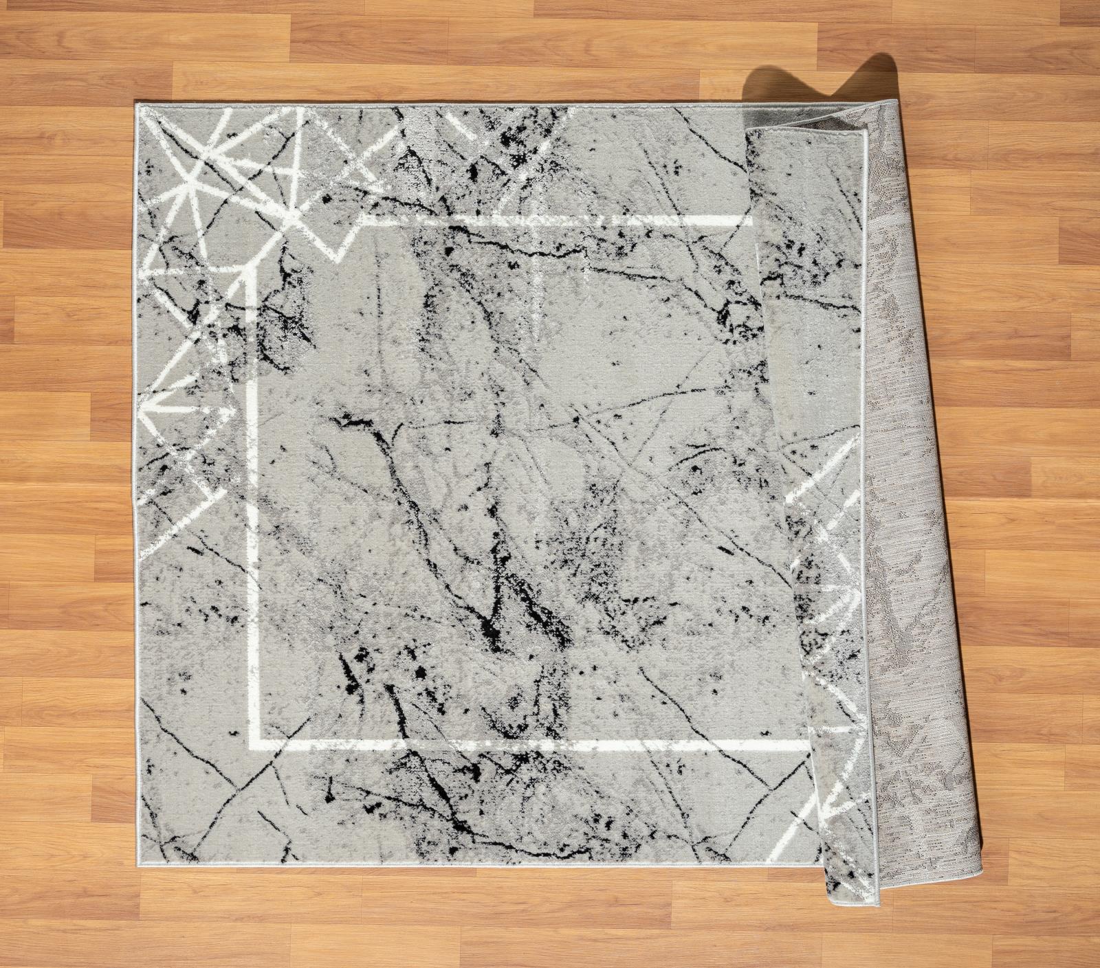 Kike KK03 Light Gray Area Rug — view 10