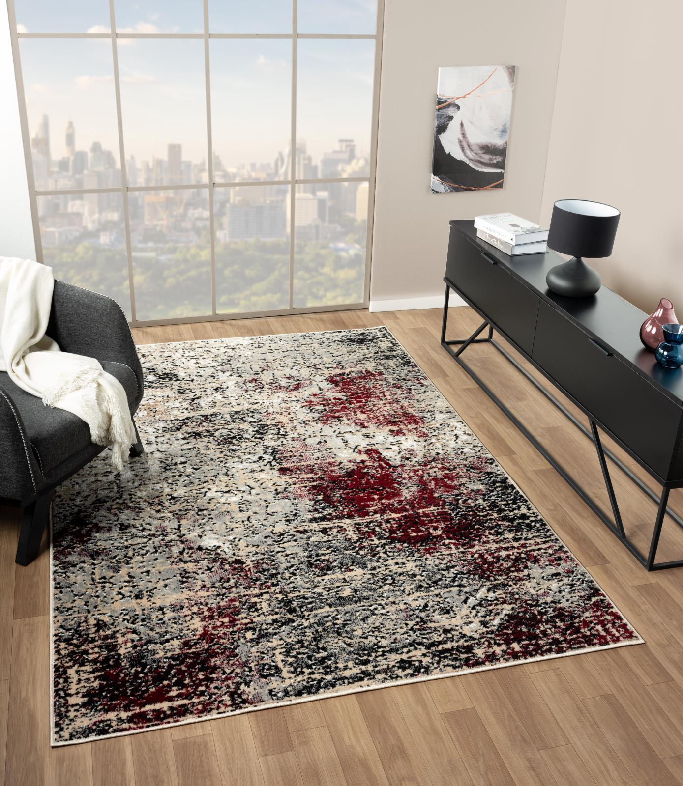 Kike KK04 Black Area Rug — view 2