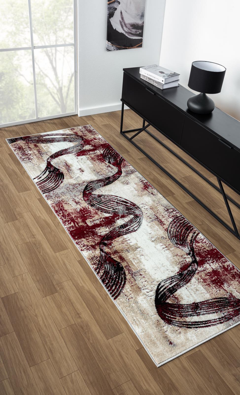 Kike KK06 Red Area Rug — view 4