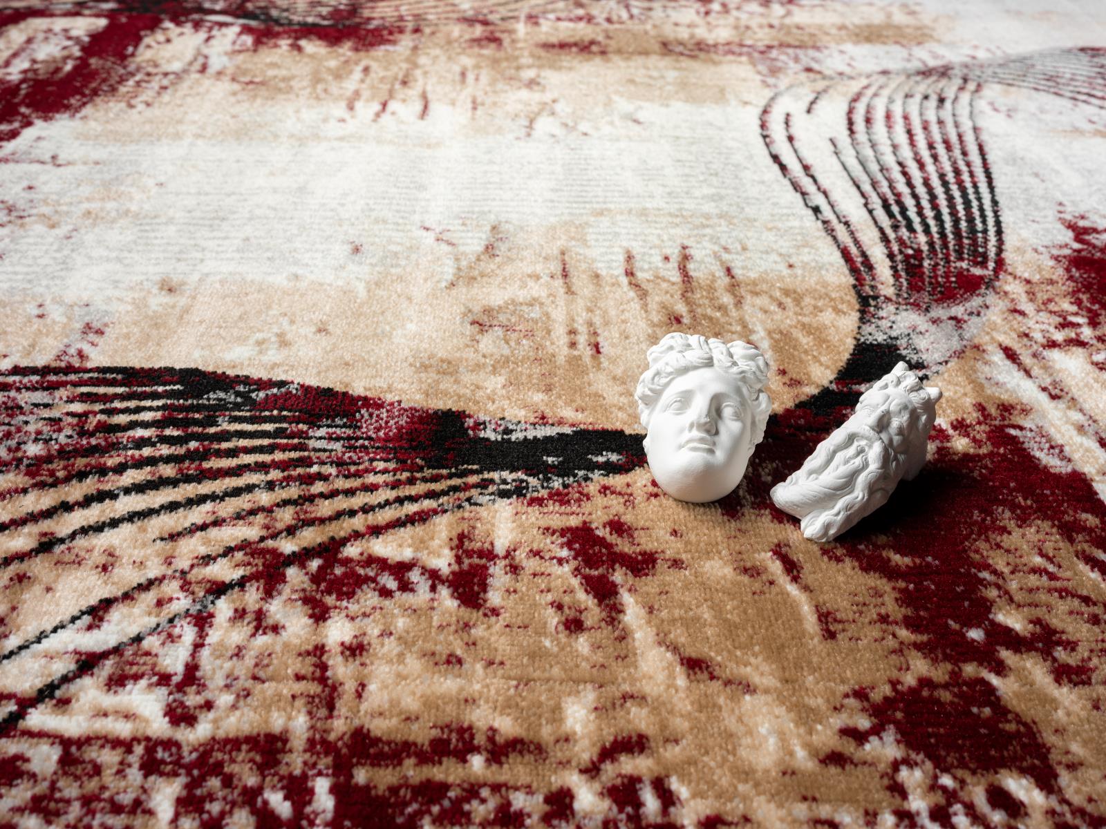 Kike KK06 Red Area Rug — view 7