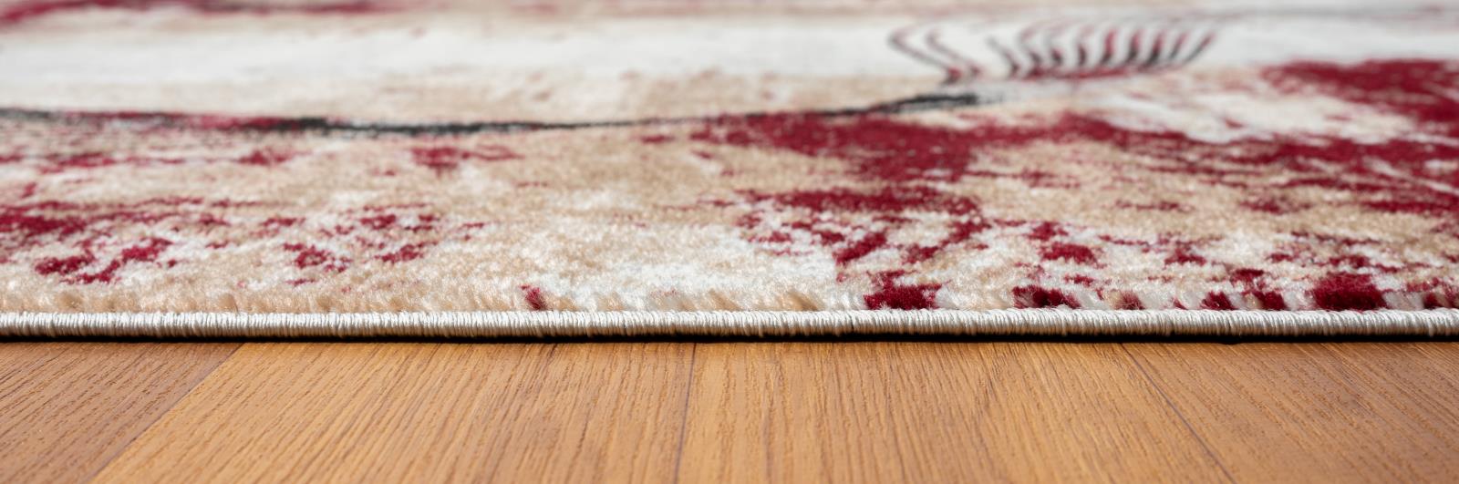 Kike KK06 Red Area Rug — view 5