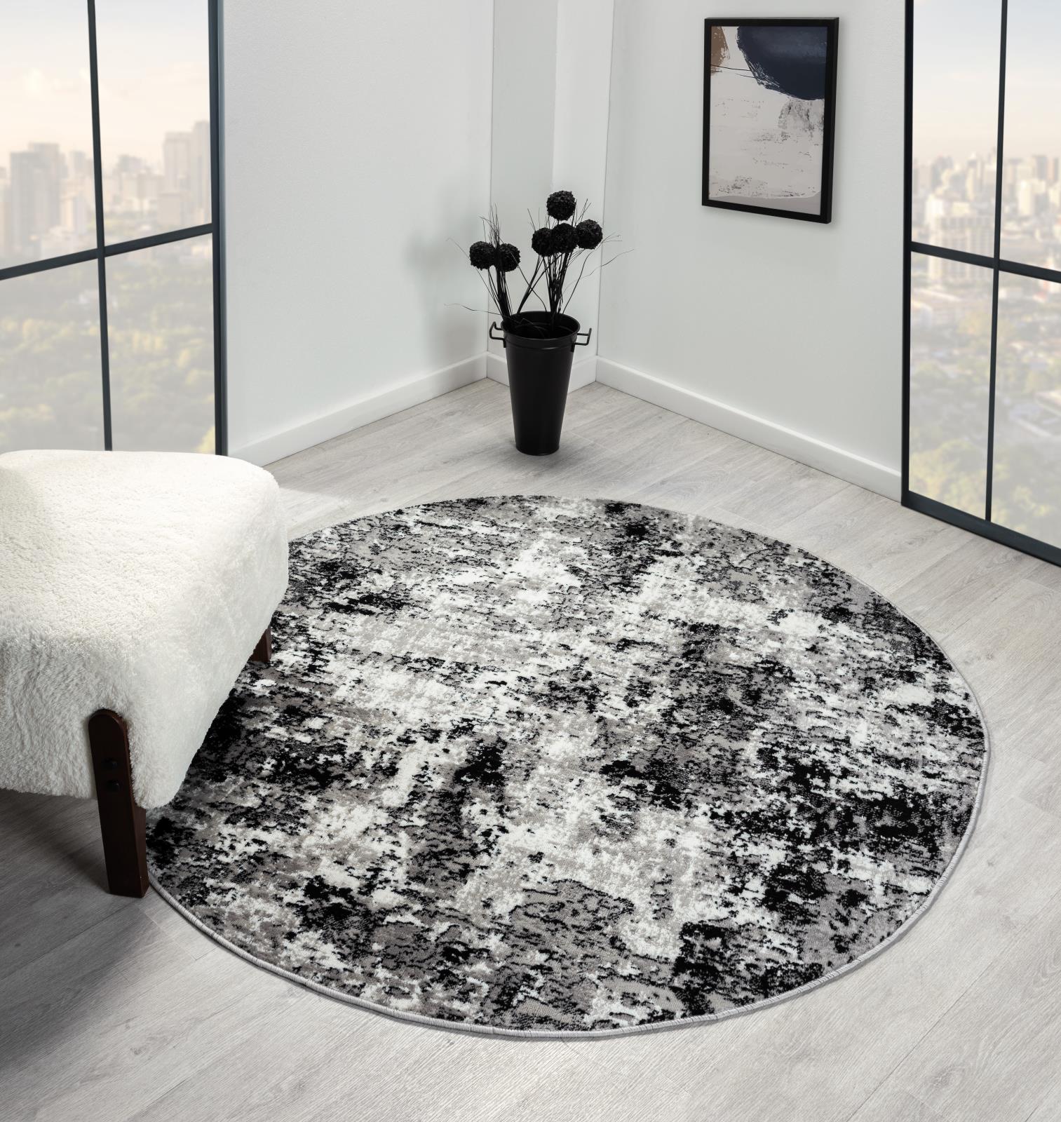 Kike KK09 Gray Area Rug — view 3