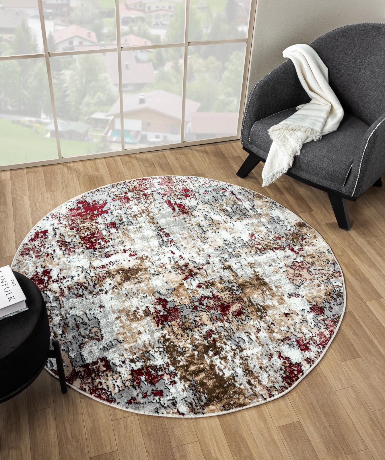 Kike KK08 White Area Rug — view 3